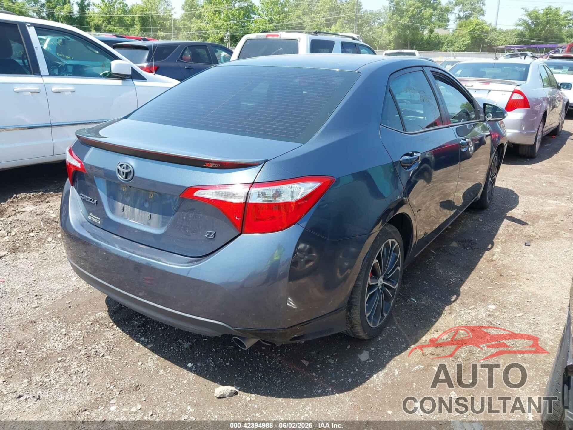 TOYOTA COROLLA 2016 - 2T1BURHE7GC509746