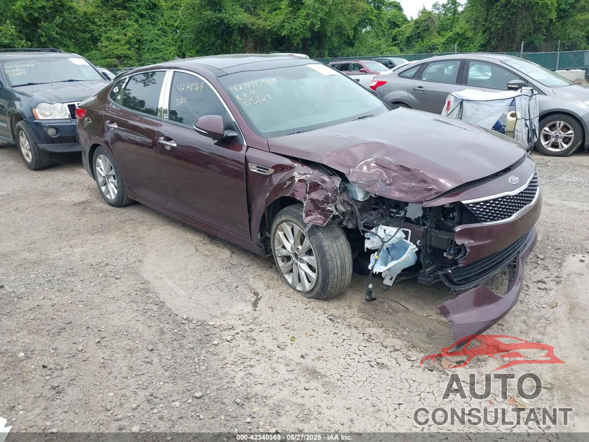 KIA OPTIMA 2018 - 5XXGU4L38JG220339