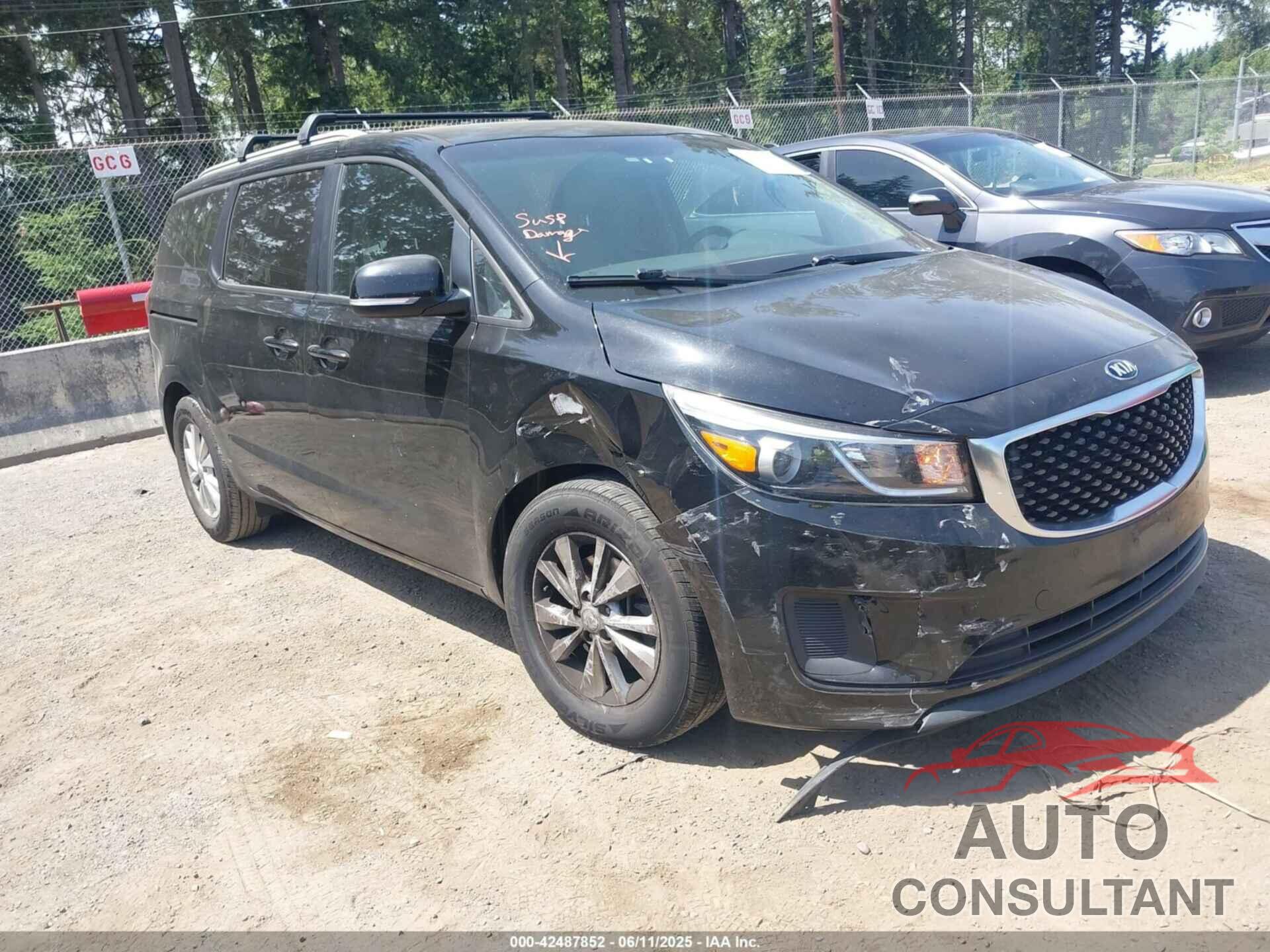 KIA SEDONA 2017 - KNDMB5C18H6265299