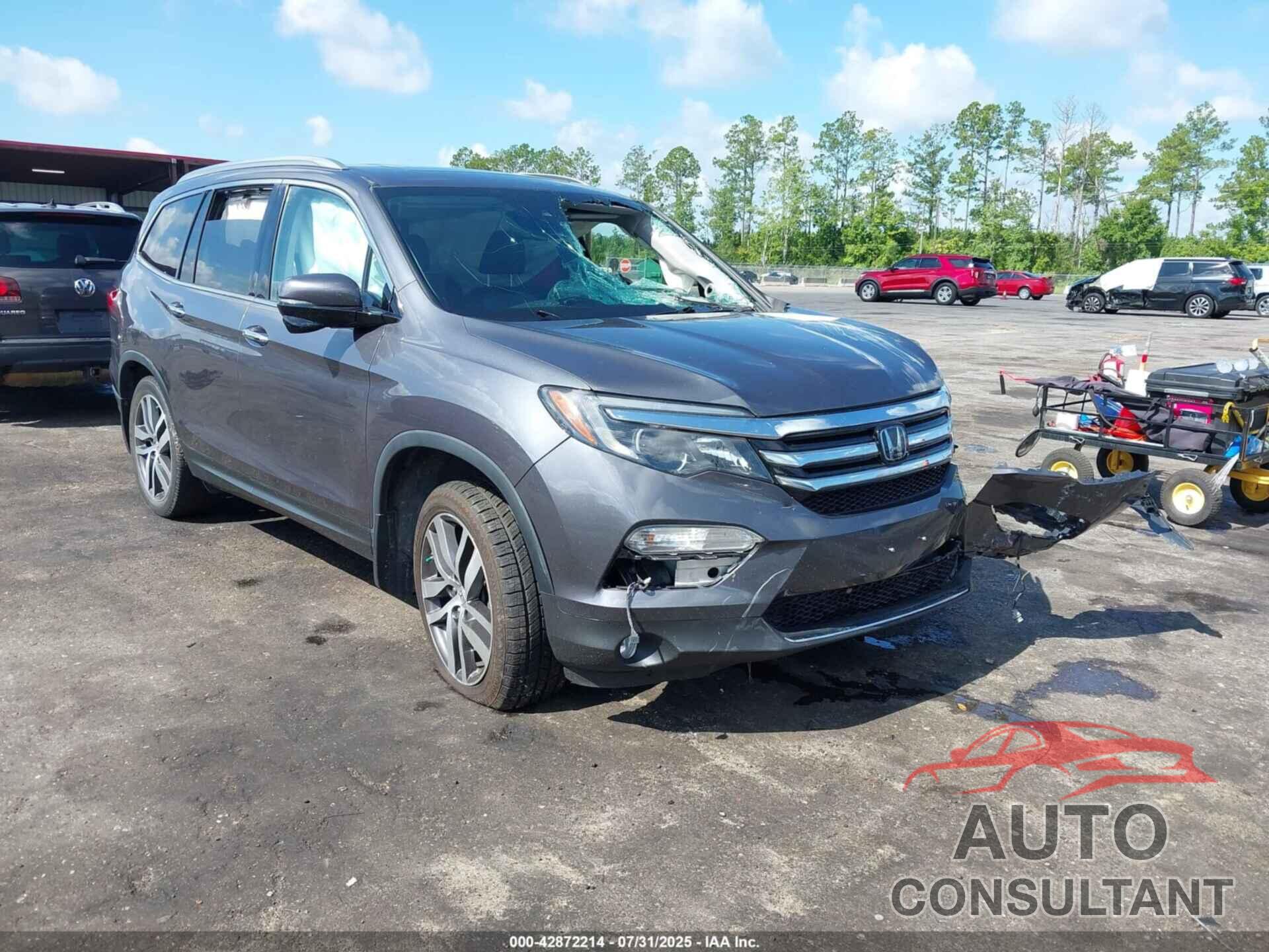 HONDA PILOT 2016 - 5FNYF6H96GB055328