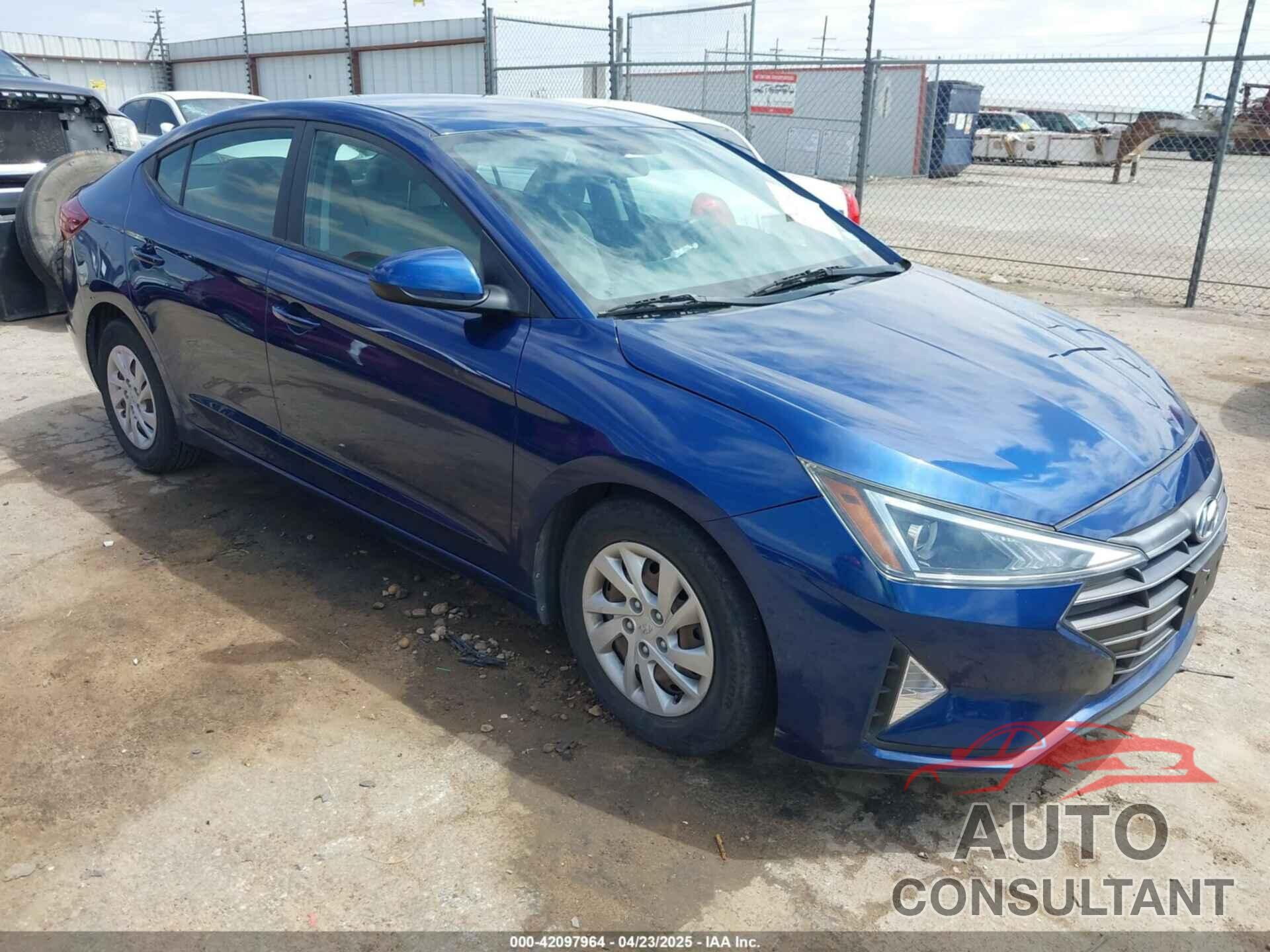 HYUNDAI ELANTRA 2019 - 5NPD74LF4KH493417
