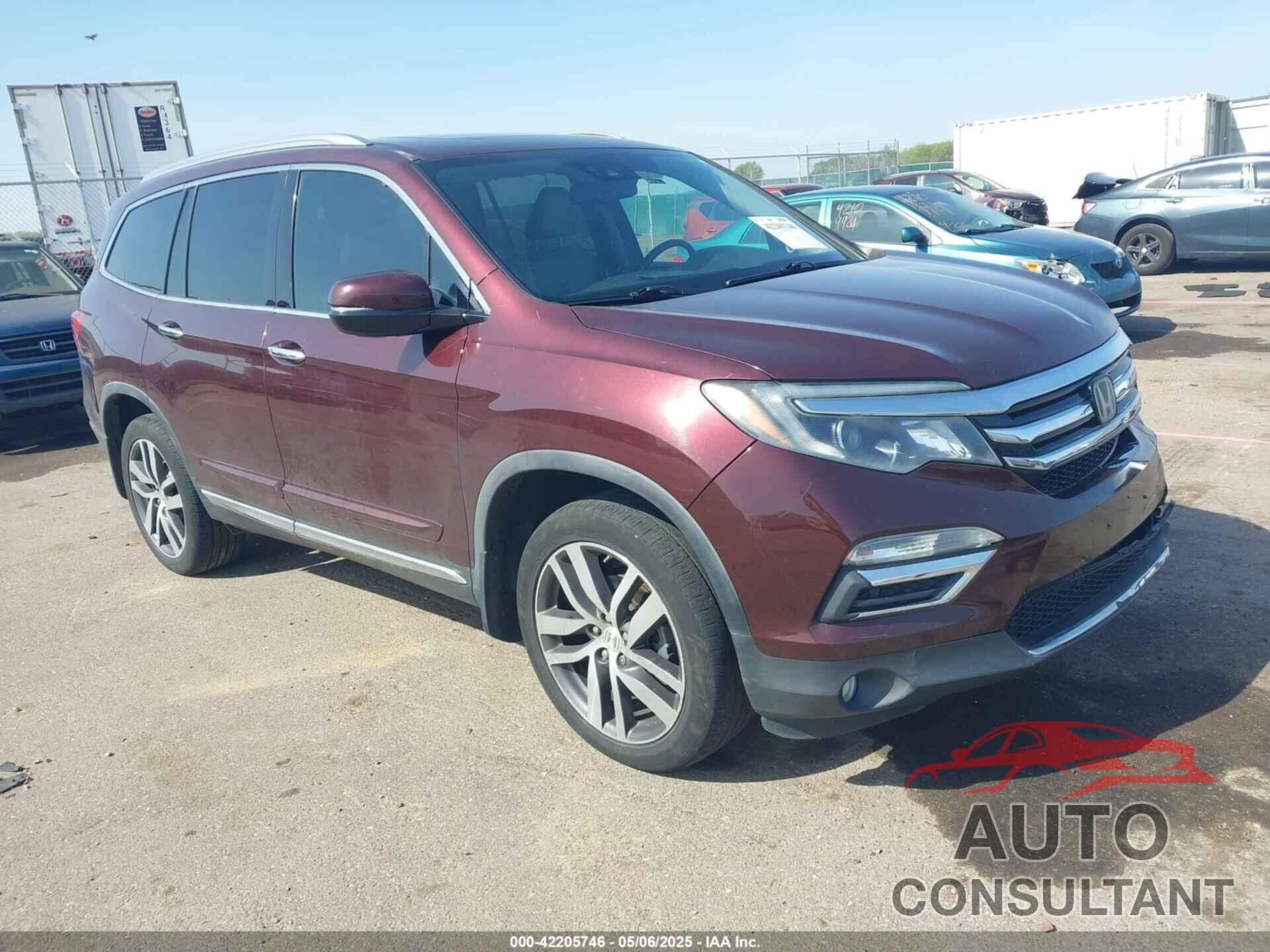 HONDA PILOT 2017 - 5FNYF6H04HB051023