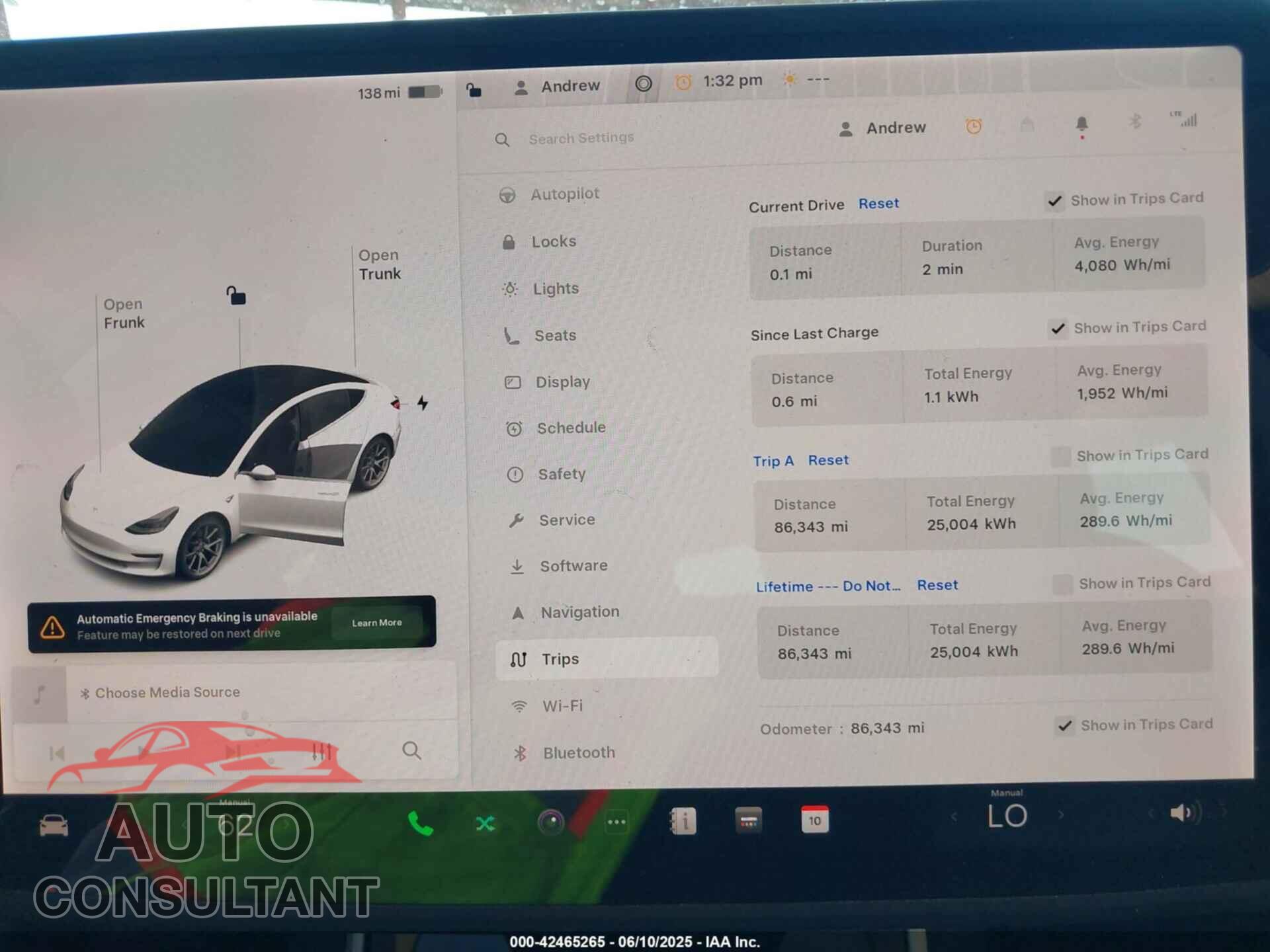 TESLA MODEL 3 2019 - 5YJ3E1EB9KF511161