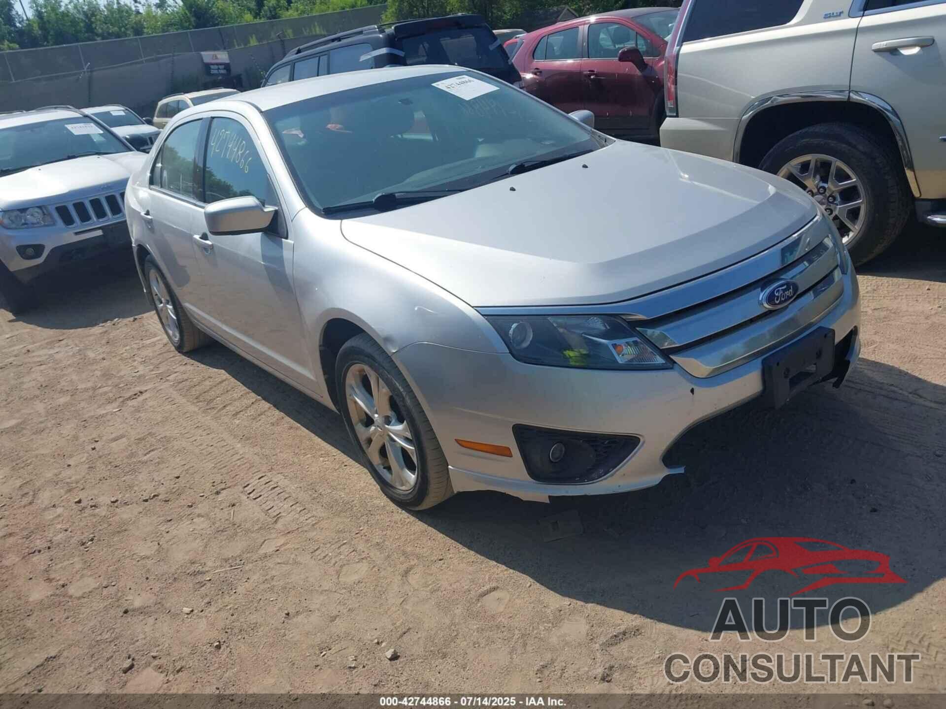 FORD FUSION 2012 - 3FAHP0HG8CR238592