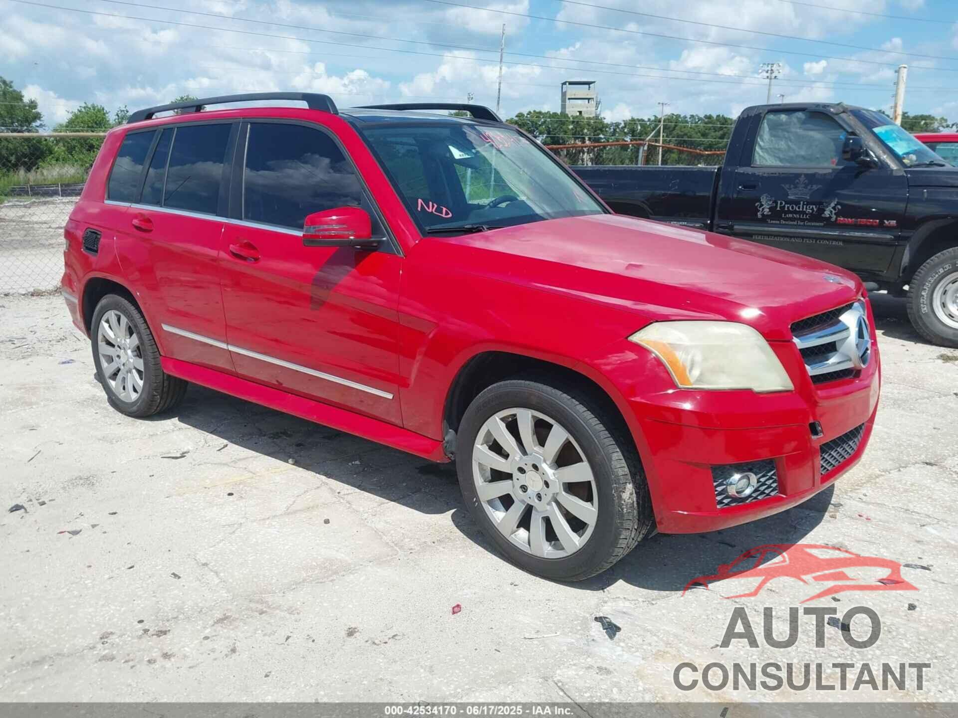 MERCEDES-BENZ GLK 350 2010 - WDCGG8HB1AF483148