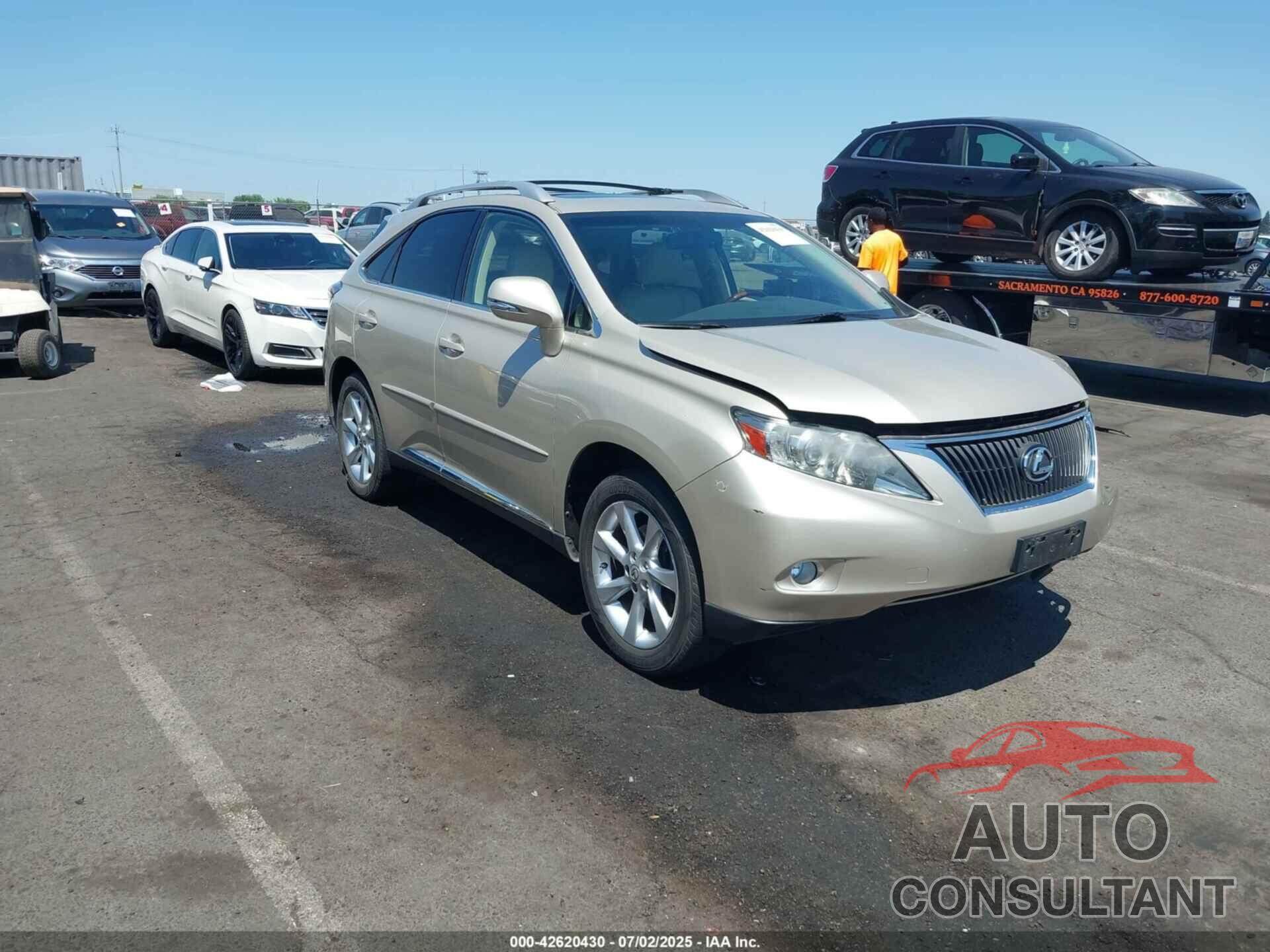 LEXUS RX 350 2012 - JTJBK1BA8C2017701