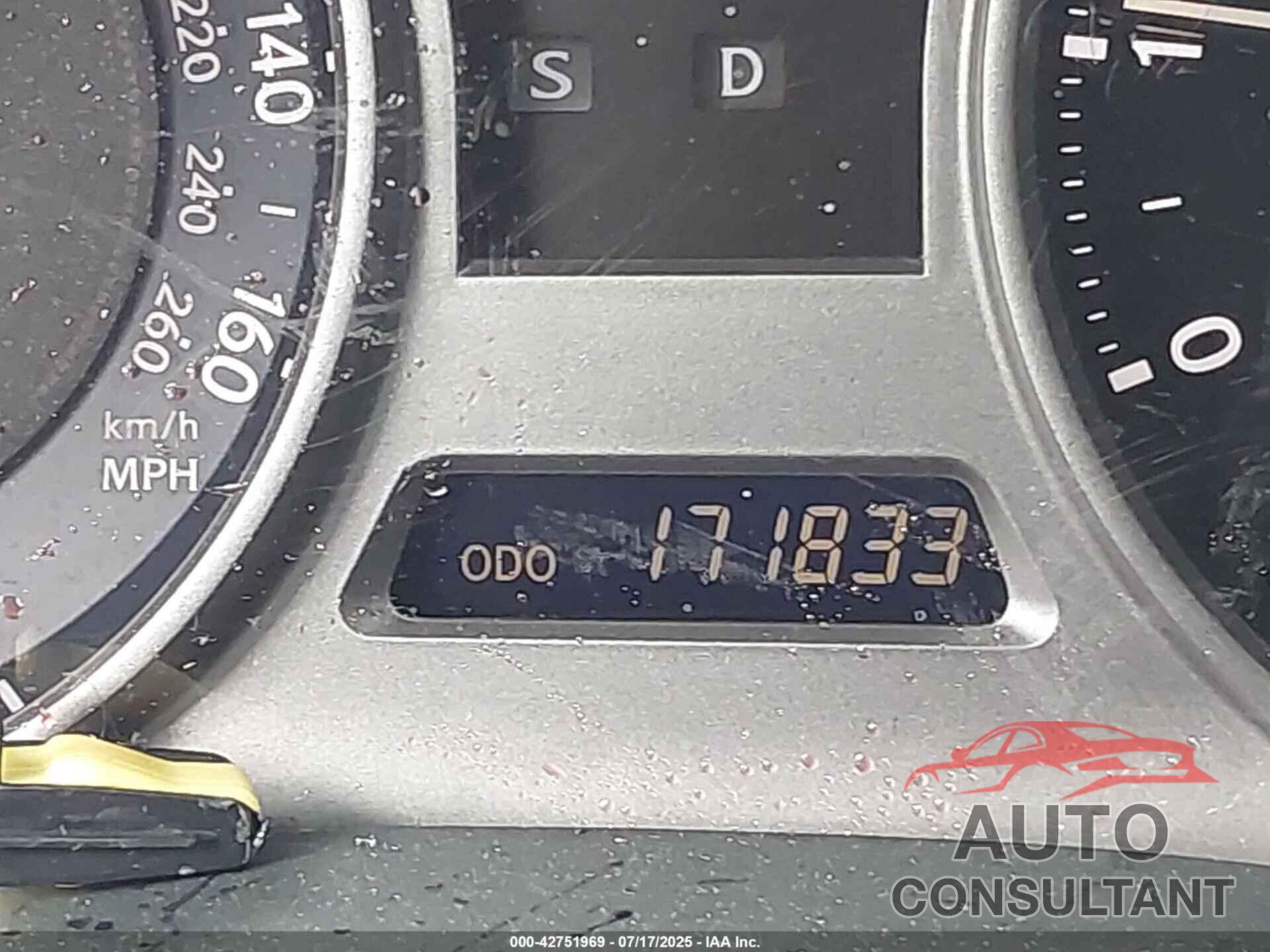 LEXUS IS 250 2010 - JTHBF5C27A5128739