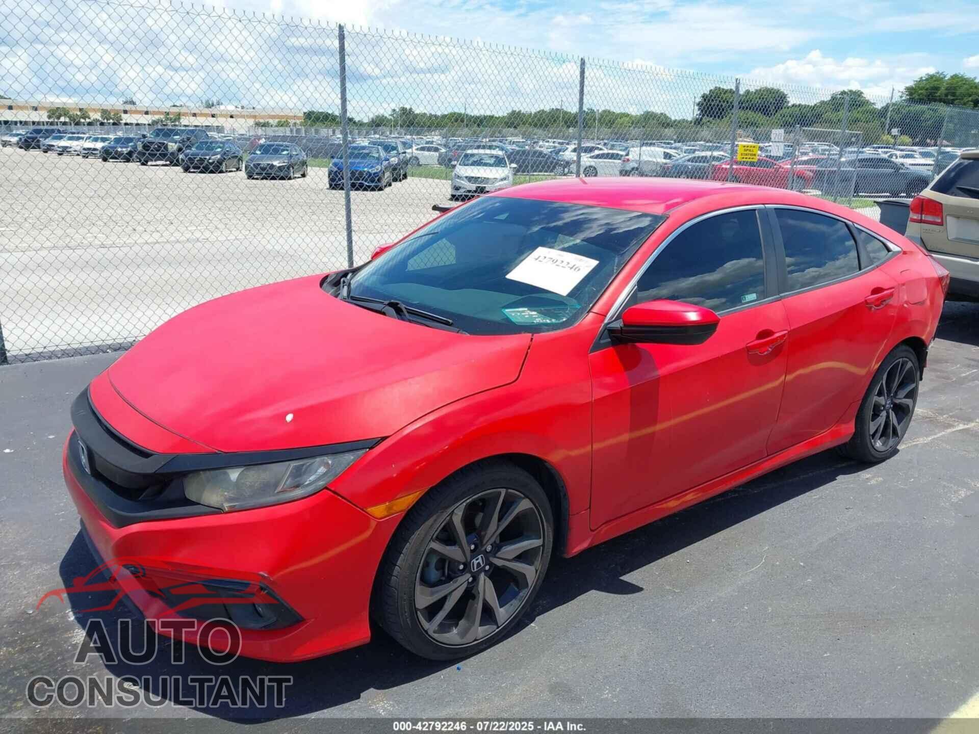 HONDA CIVIC 2020 - 2HGFC2F82LH540154
