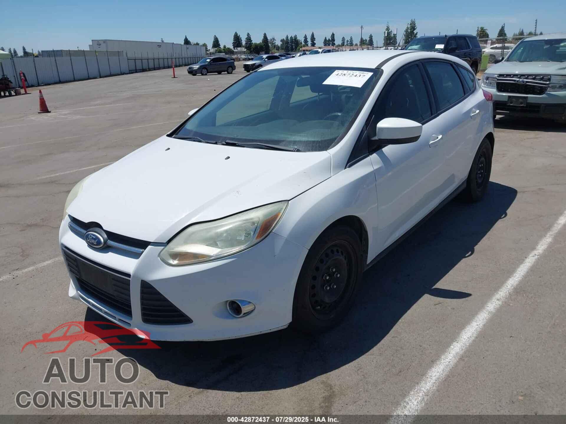 FORD FOCUS 2012 - 1FAHP3K21CL251729