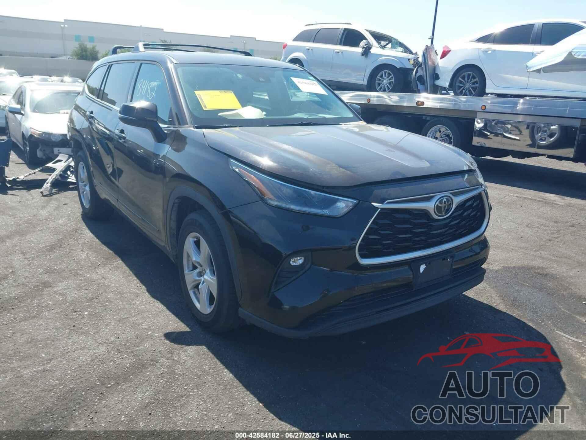 TOYOTA HIGHLANDER 2021 - 5TDZZRAH5MS068710