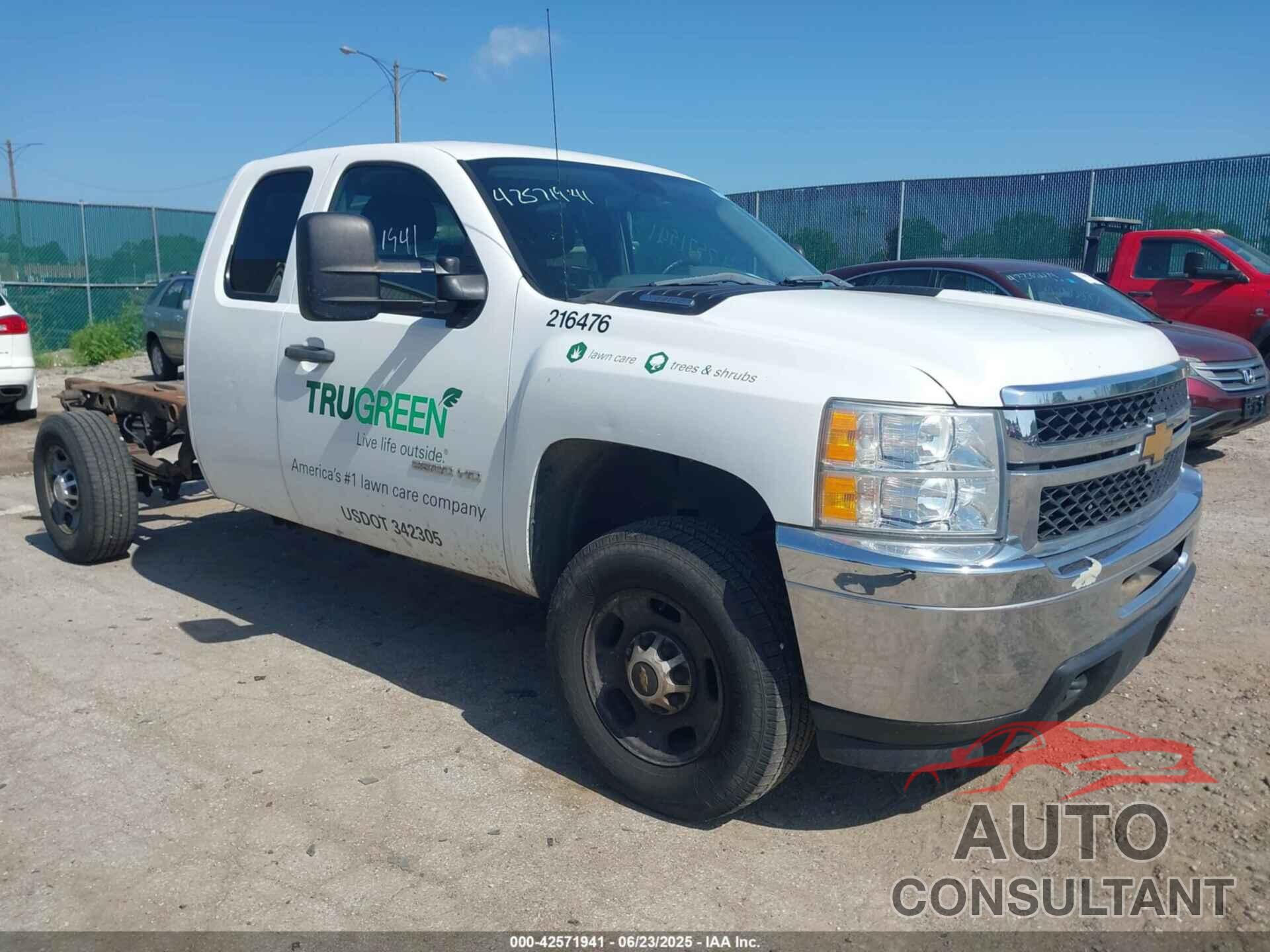 CHEVROLET SILVERADO 2500HD 2012 - 1GC2KVCG3CZ288251