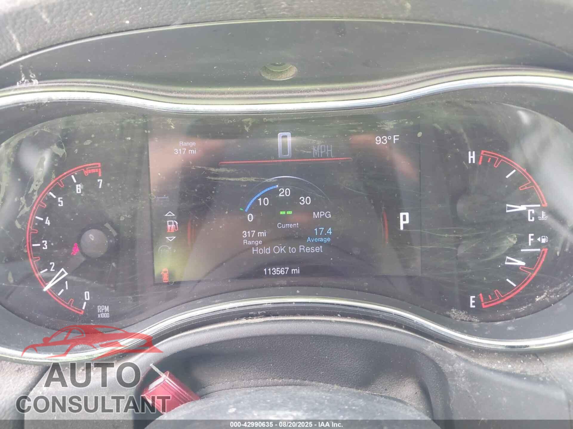 DODGE DURANGO 2015 - 1C4RDJDG9FC837331