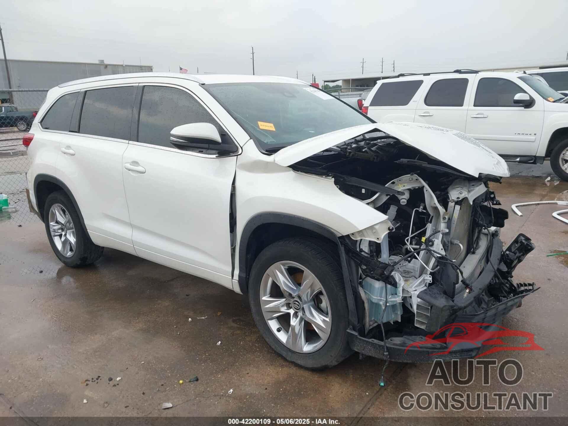 TOYOTA HIGHLANDER 2019 - 5TDYZRFH1KS340705
