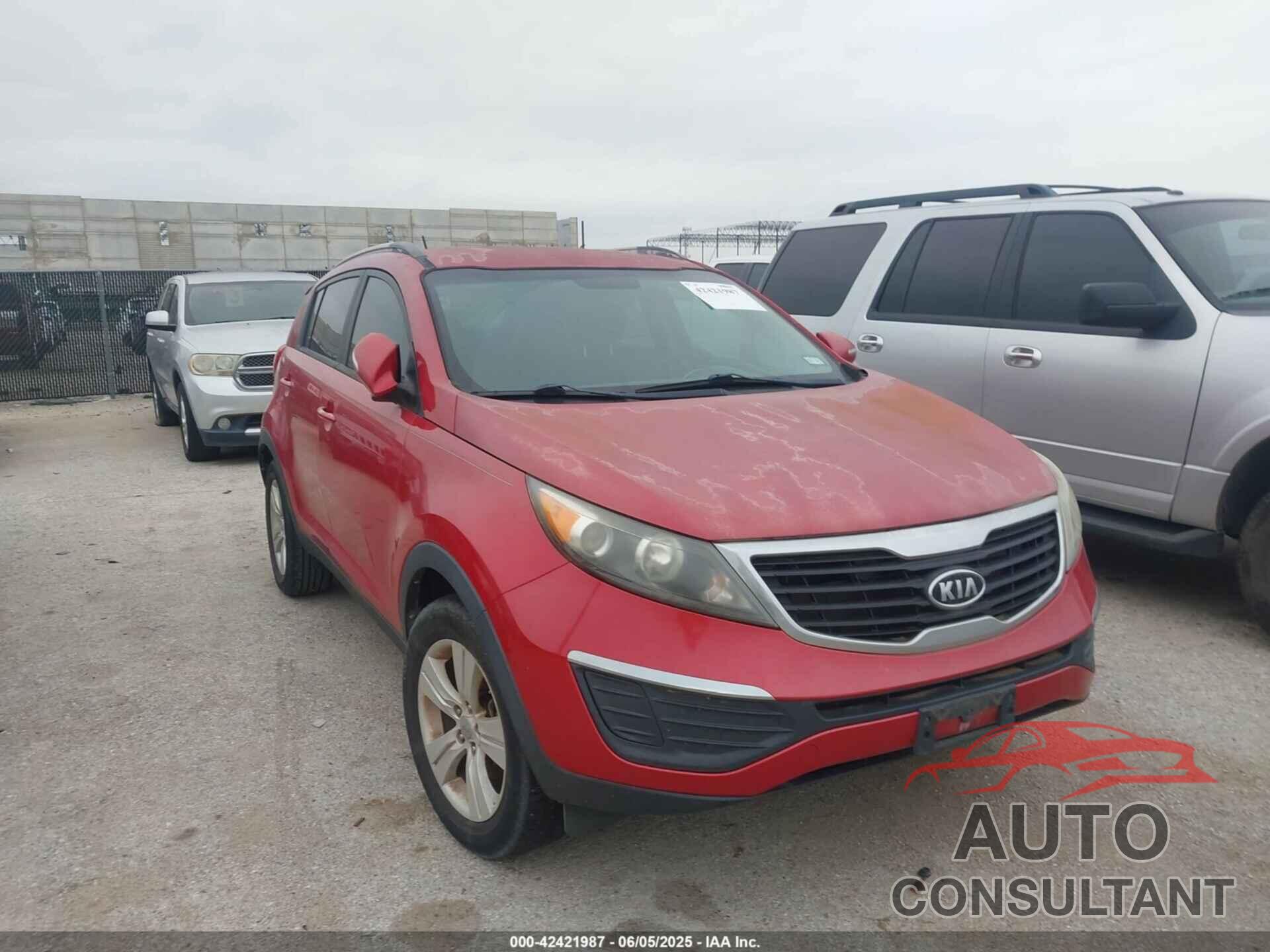 KIA SPORTAGE 2012 - KNDPB3A26C7250400