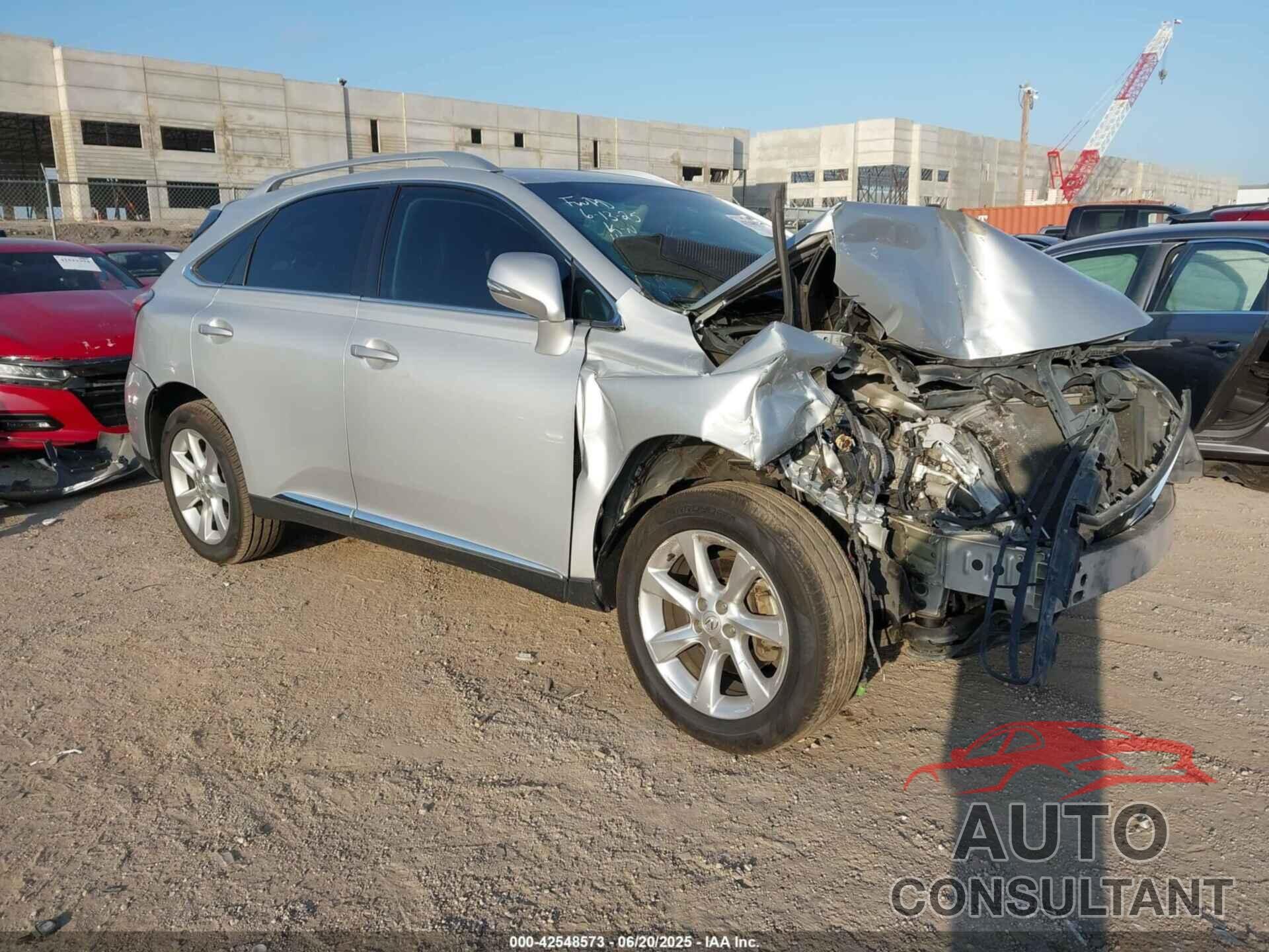 LEXUS RX 350 2010 - 2T2ZK1BA0AC006686