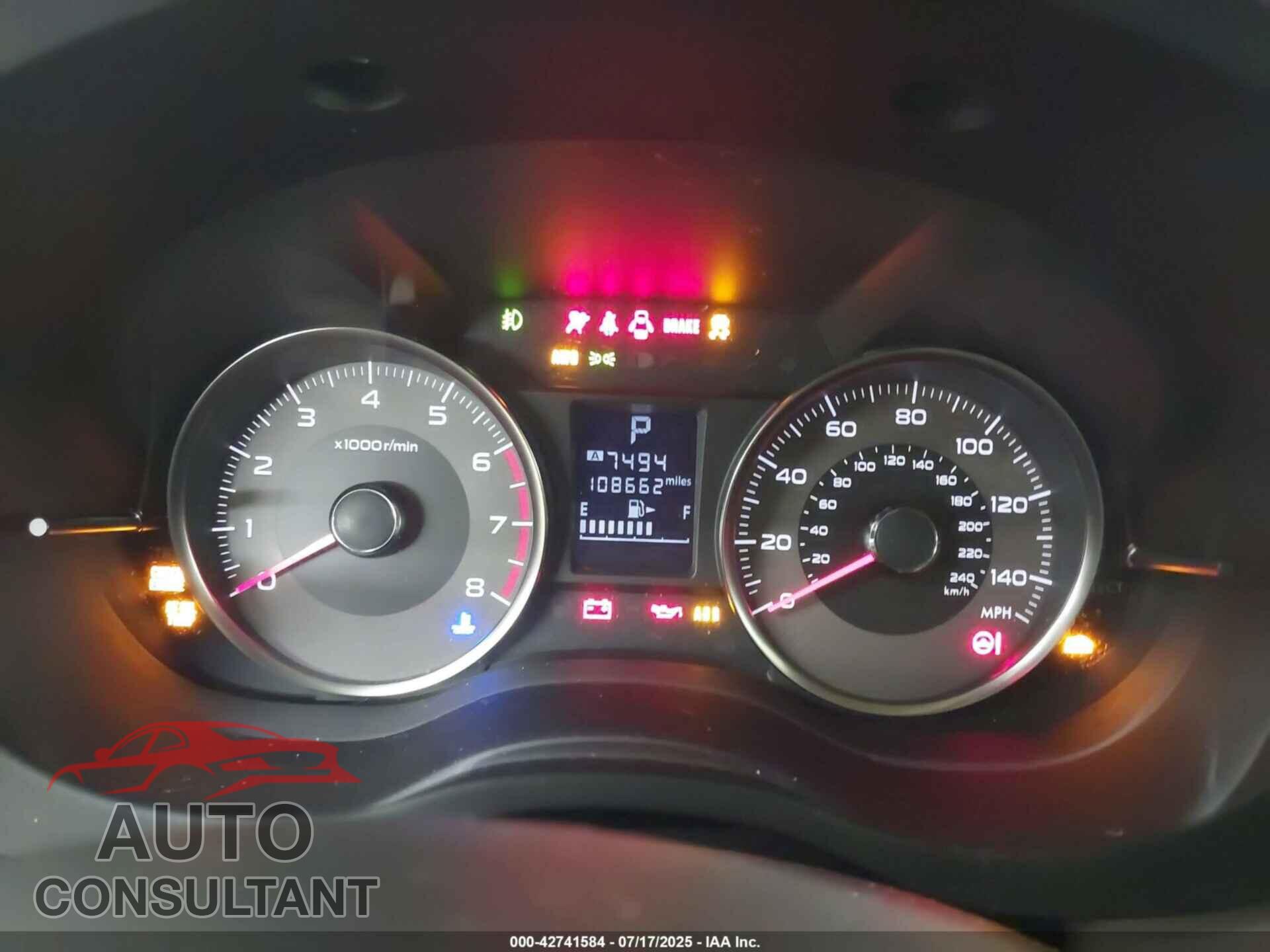 SUBARU FORESTER 2014 - JF2SJAHC4EH482900