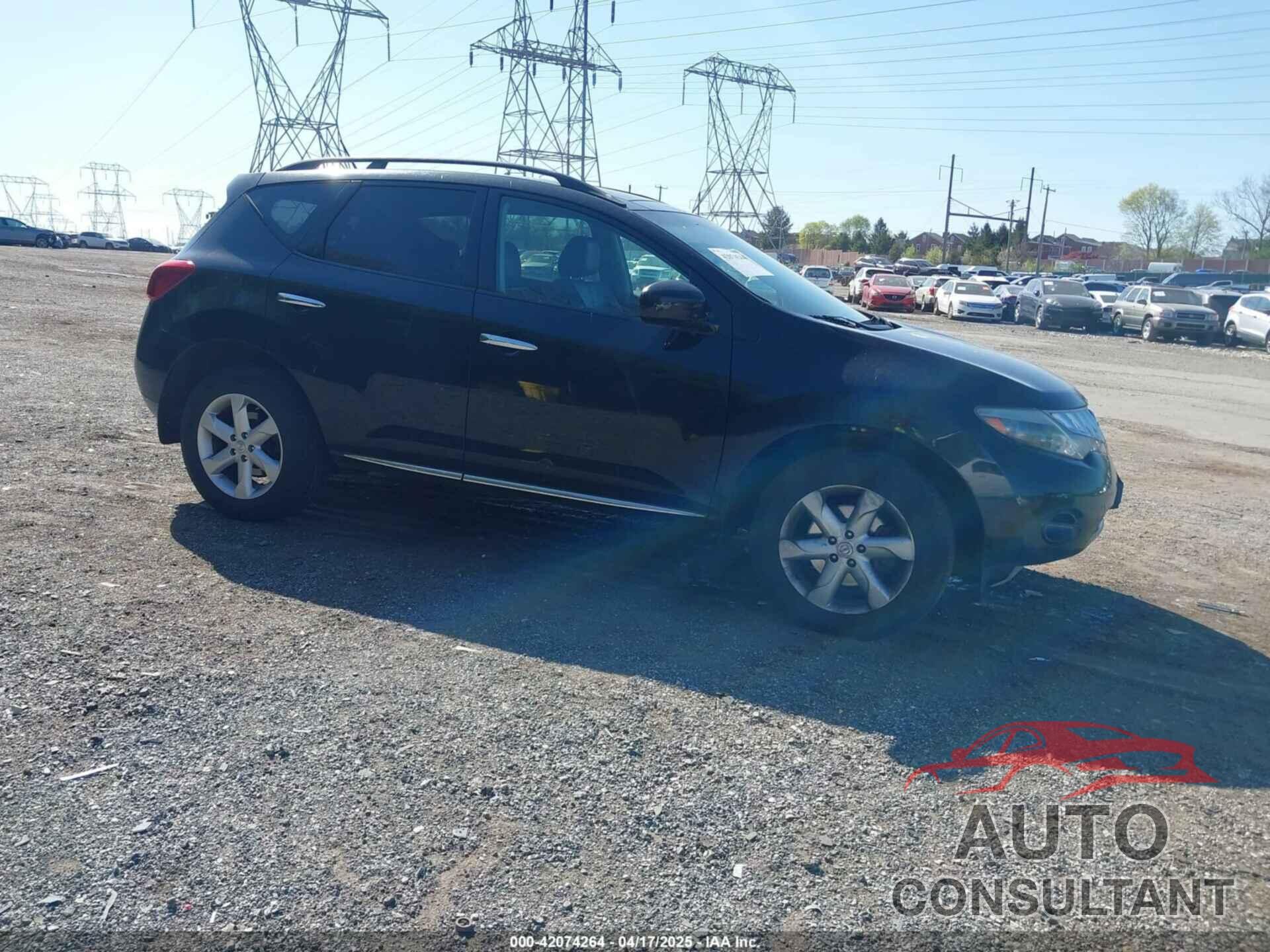NISSAN MURANO 2009 - JN8AZ18W99W151524