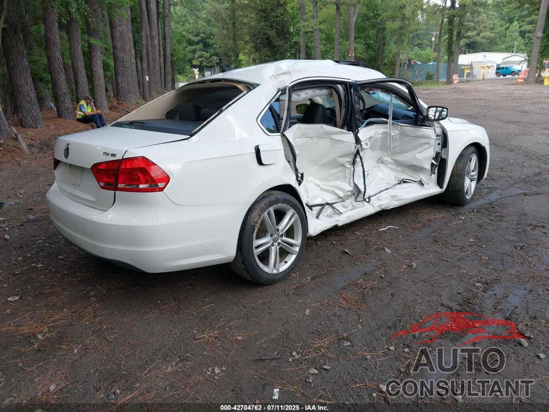 VOLKSWAGEN PASSAT 2014 - 1VWBN7A30EC112103