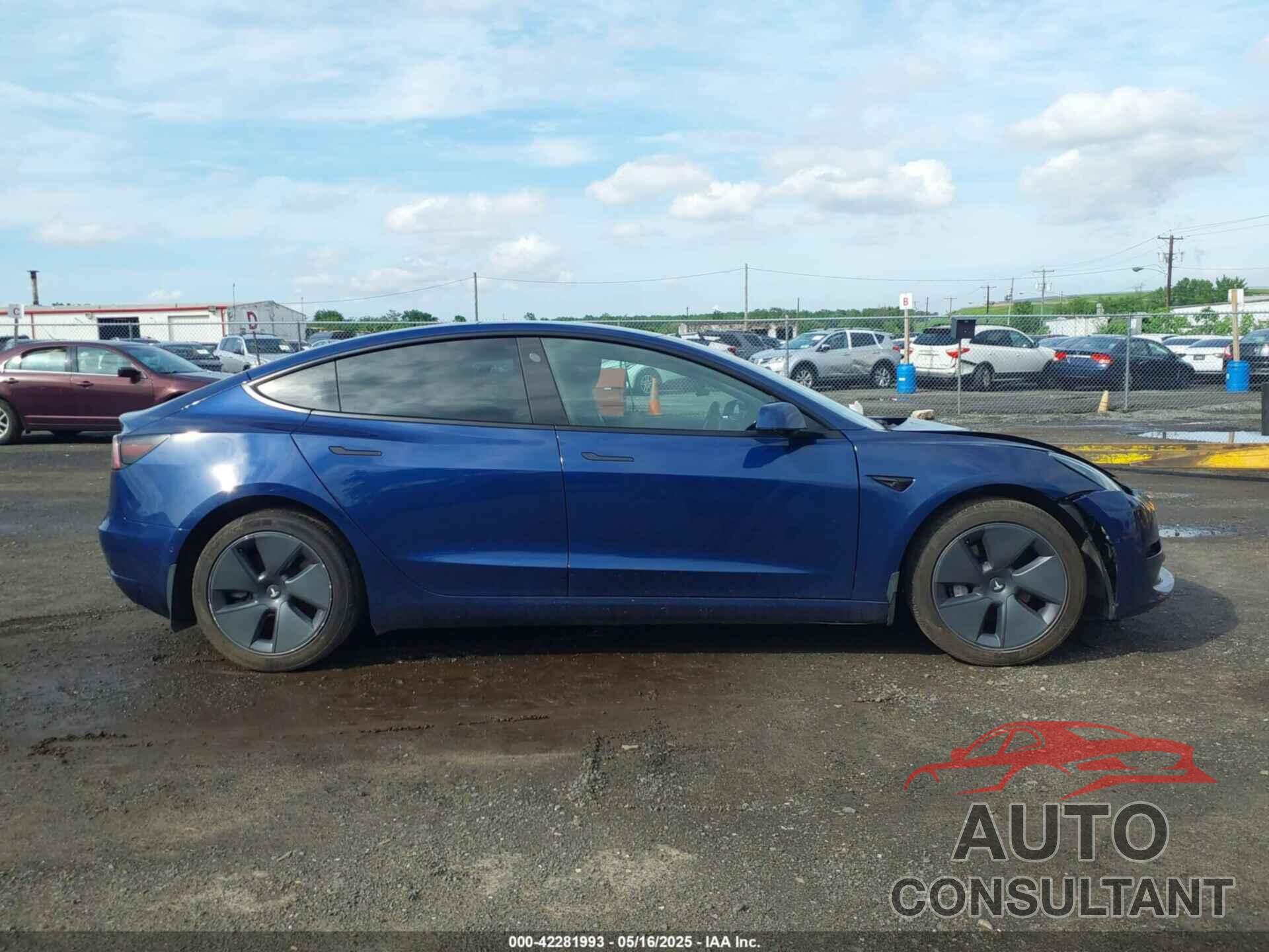 TESLA MODEL 3 2022 - 5YJ3E1EB2NF193808