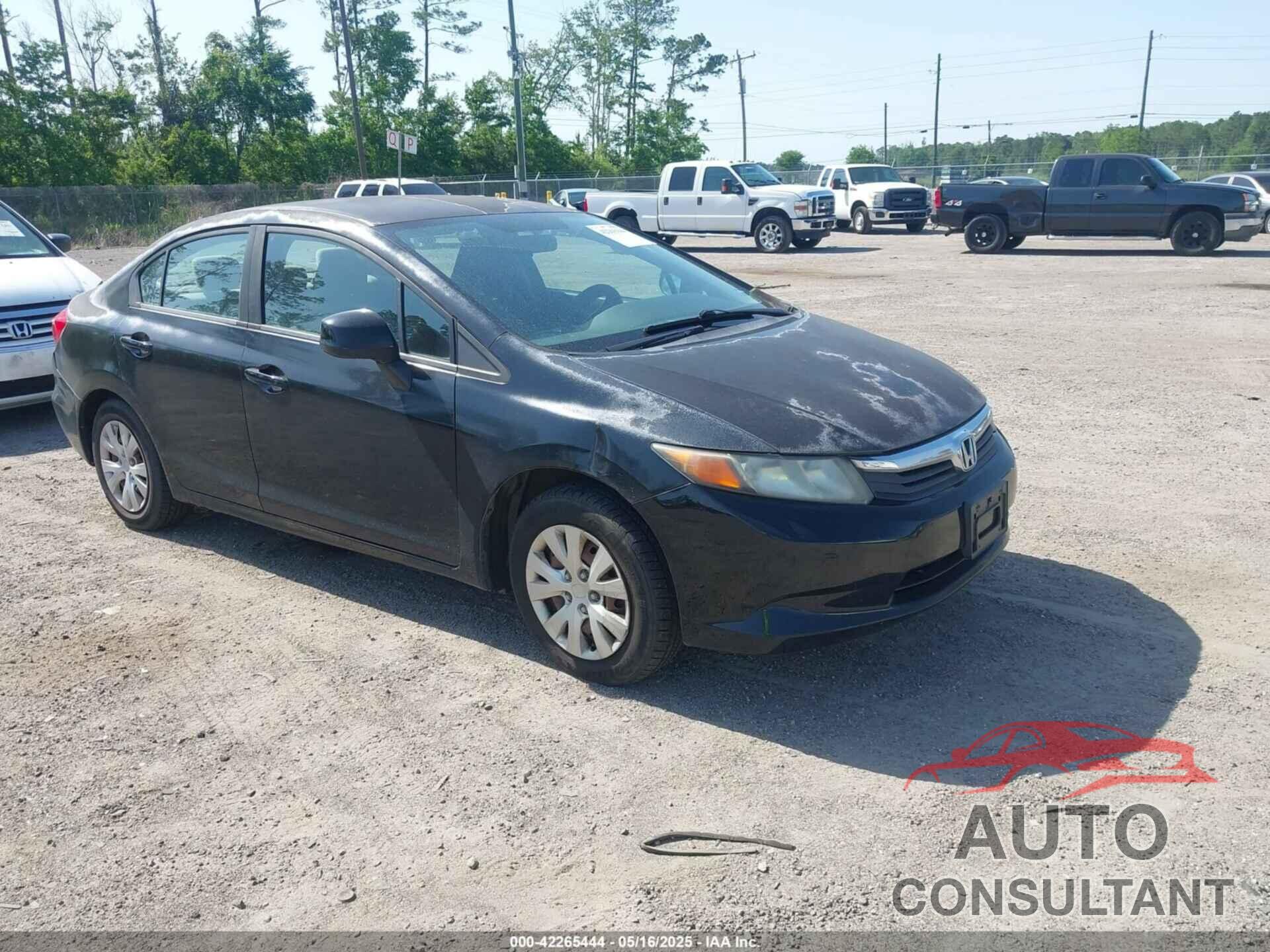 HONDA CIVIC 2012 - 2HGFB2F51CH594361