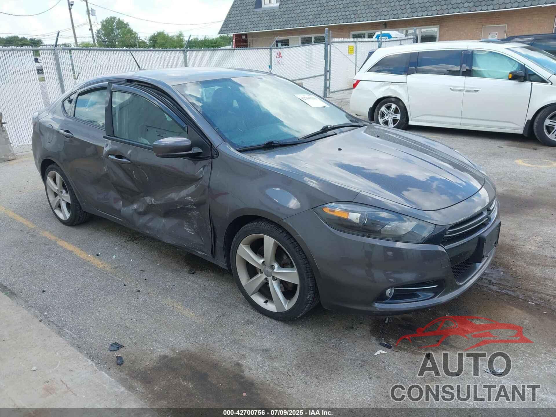 DODGE DART 2015 - 1C3CDFEB9FD119489