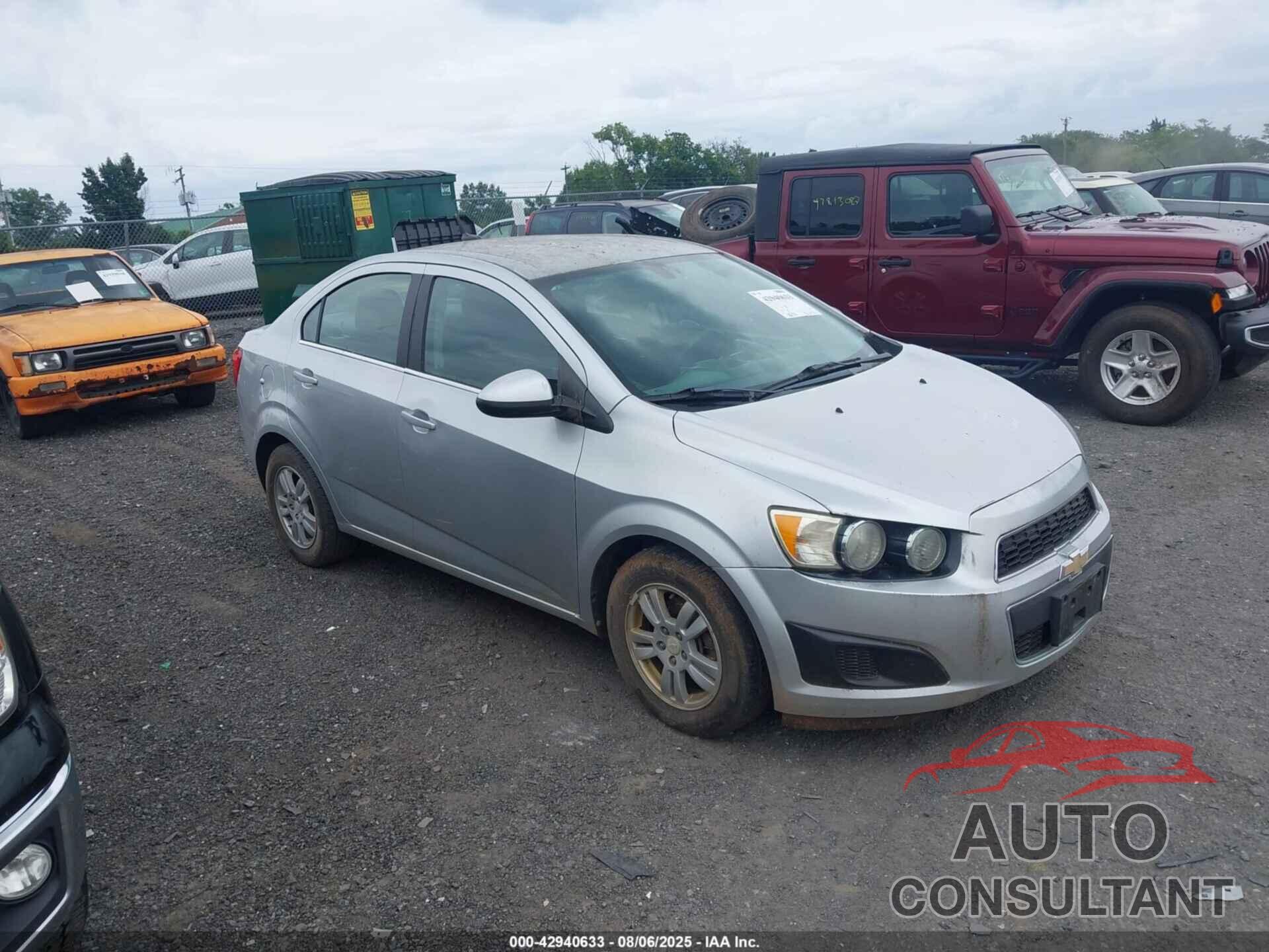 CHEVROLET SONIC 2014 - 1G1JC5SH5E4217662