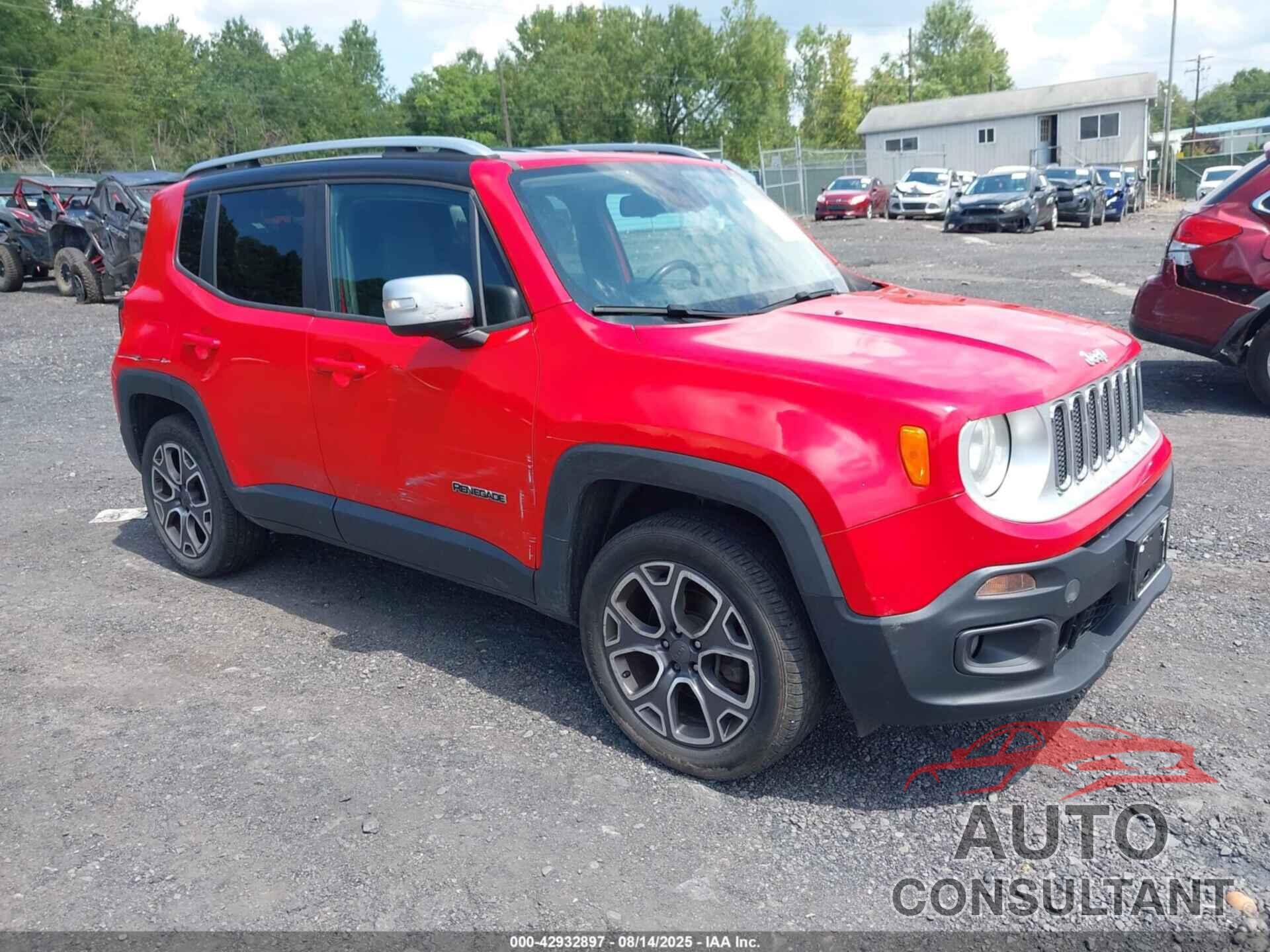 JEEP RENEGADE 2015 - ZACCJBDT3FPB89983
