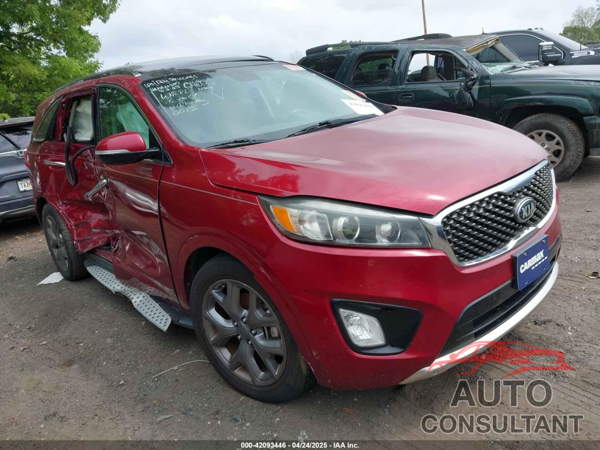 KIA SORENTO 2016 - 5XYPKDA59GG040012