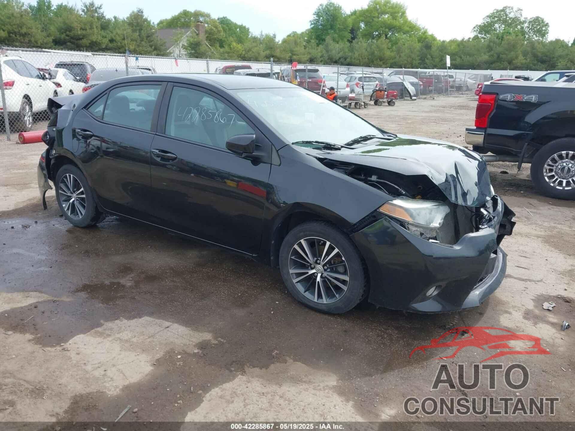 TOYOTA COROLLA 2016 - 2T1BURHE7GC691609