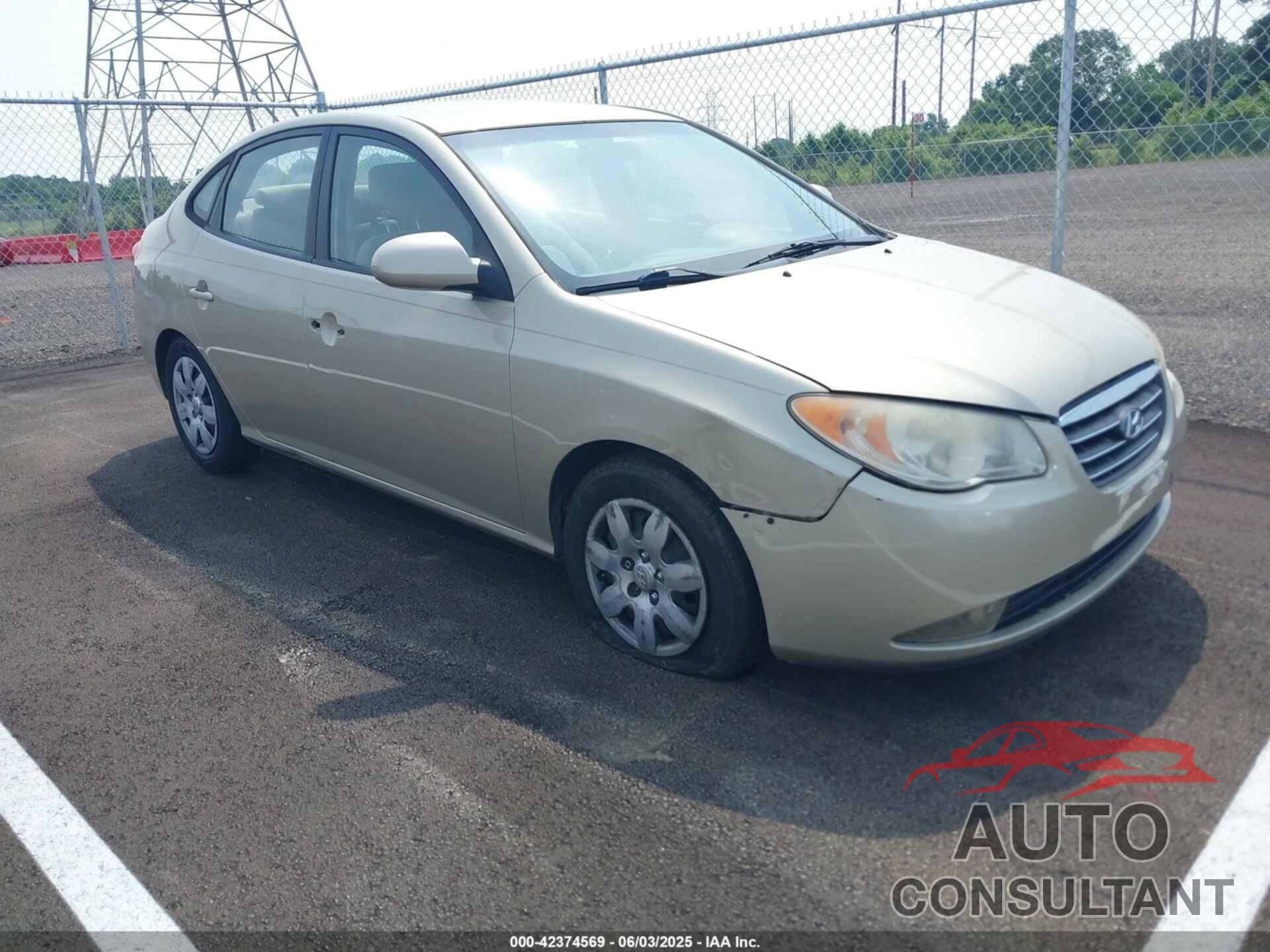 HYUNDAI ELANTRA 2009 - KMHDU46D99U618605