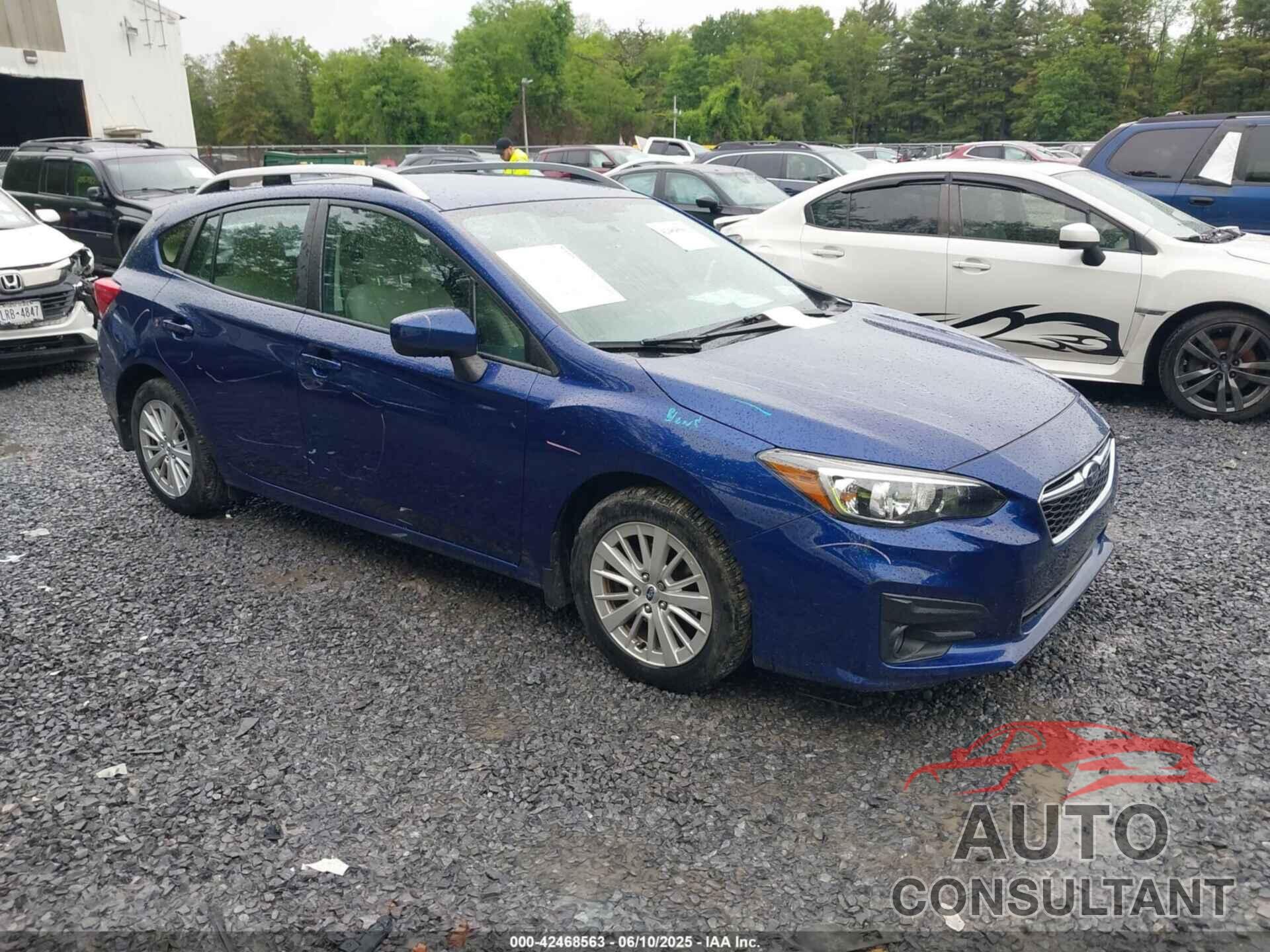 SUBARU IMPREZA 2018 - 4S3GTAD61J3726010
