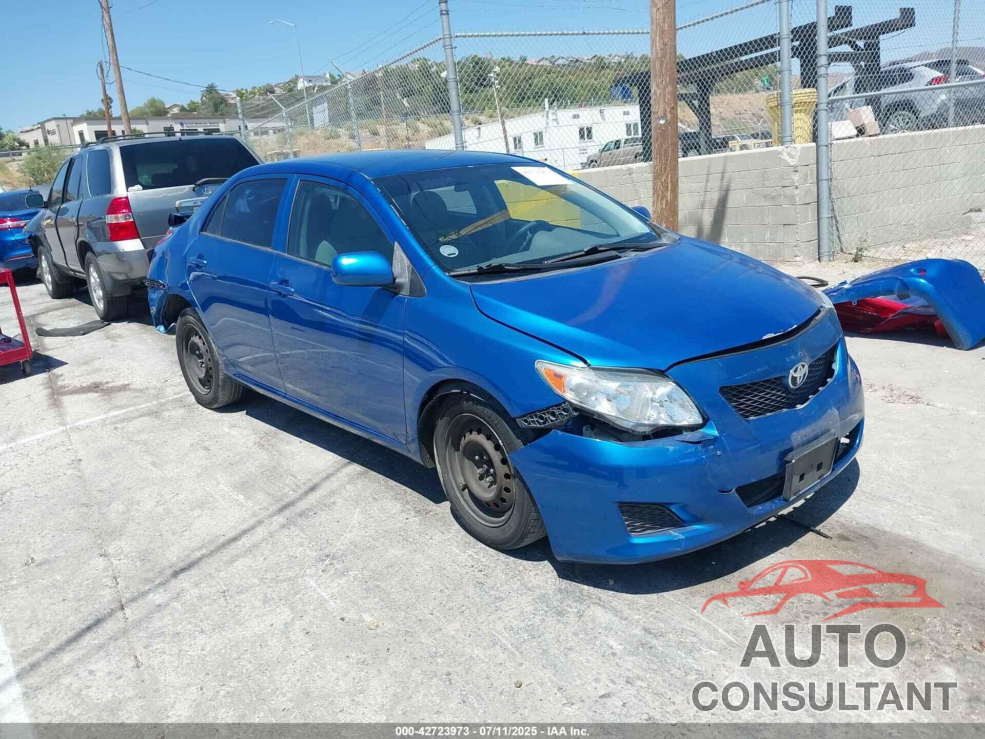 TOYOTA COROLLA 2009 - JTDBL40EX99077308