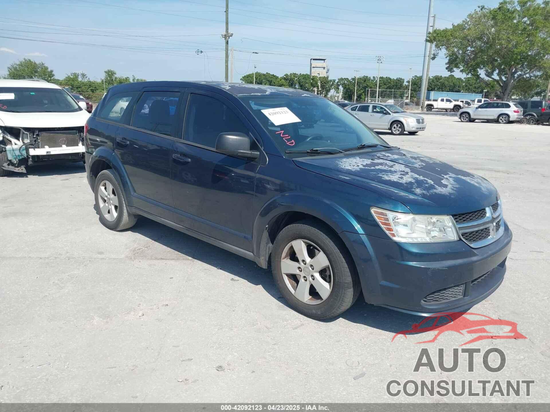DODGE JOURNEY 2013 - 3C4PDCAB8DT576349