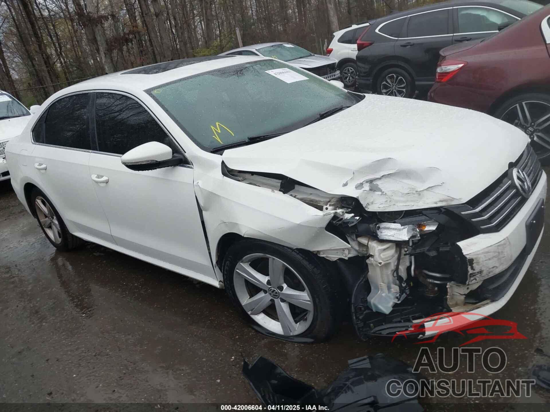 VOLKSWAGEN PASSAT 2012 - 1VWBP7A3XCC097665