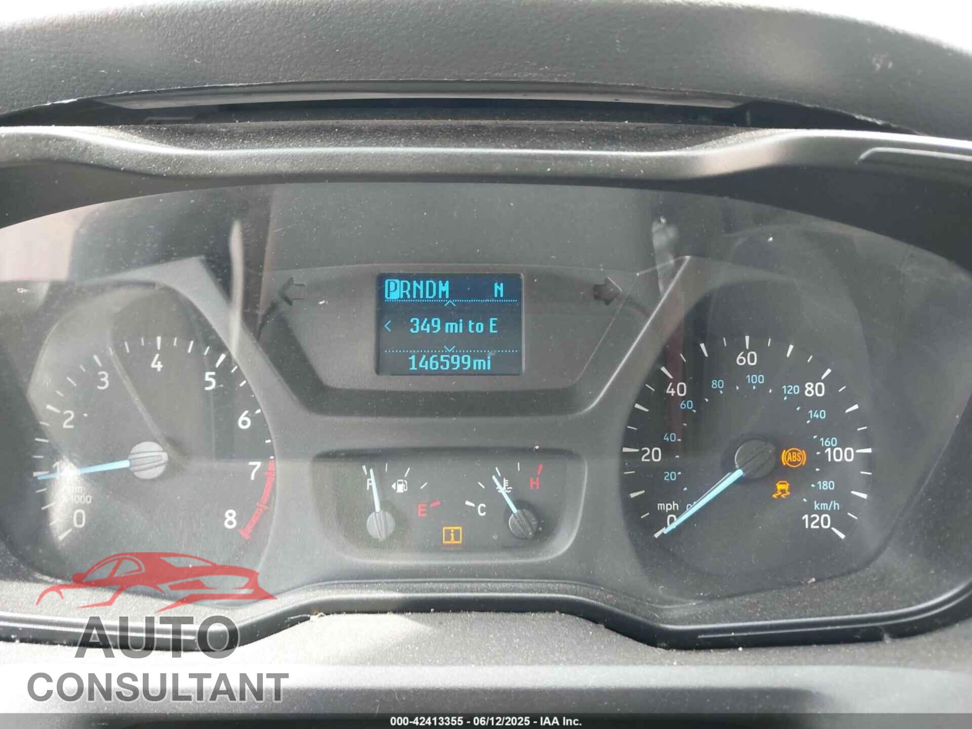 FORD TRANSIT-150 2017 - 1FTYE1ZMXHKB53162