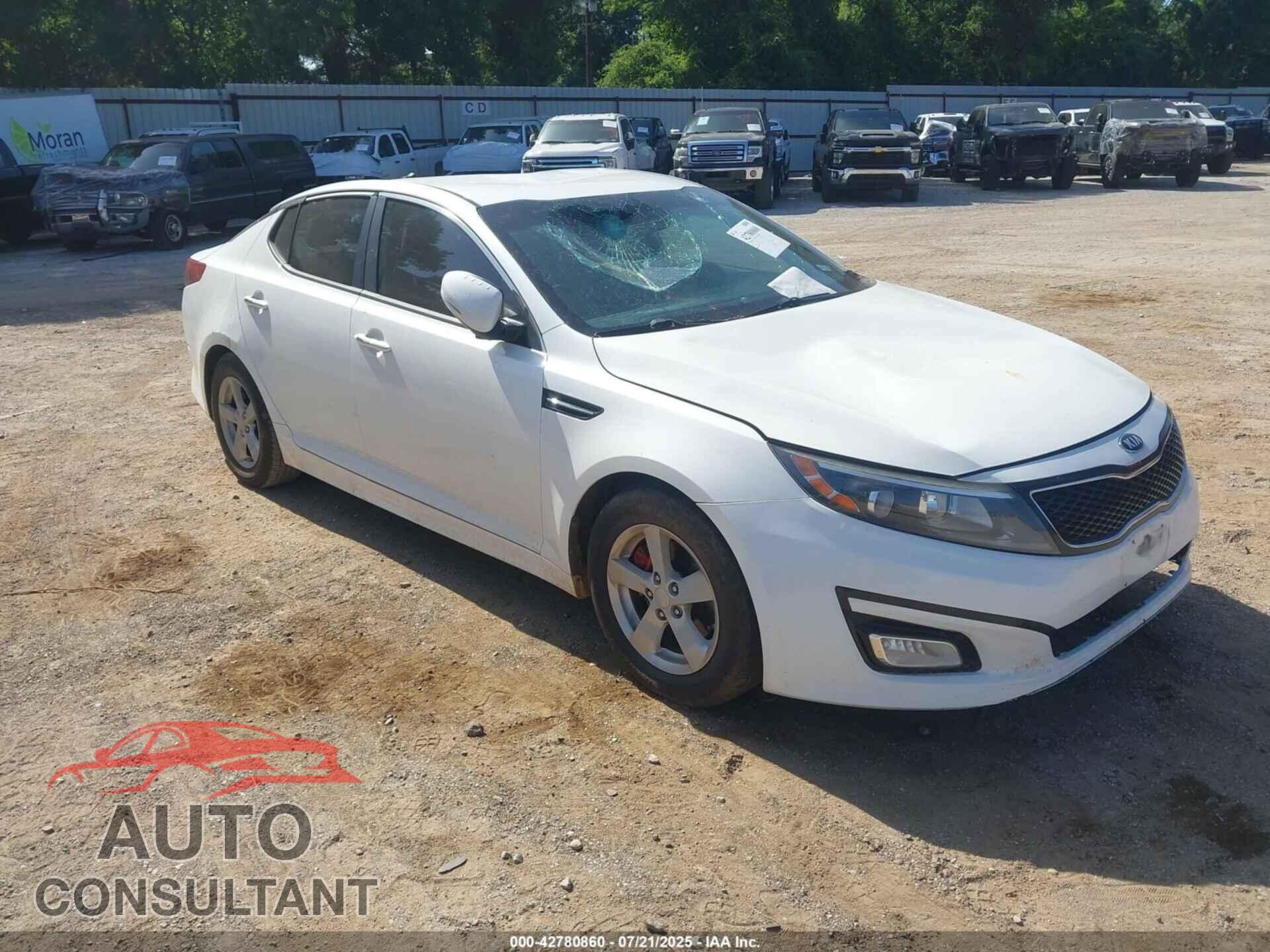 KIA OPTIMA 2015 - KNAGM4A72F5557717