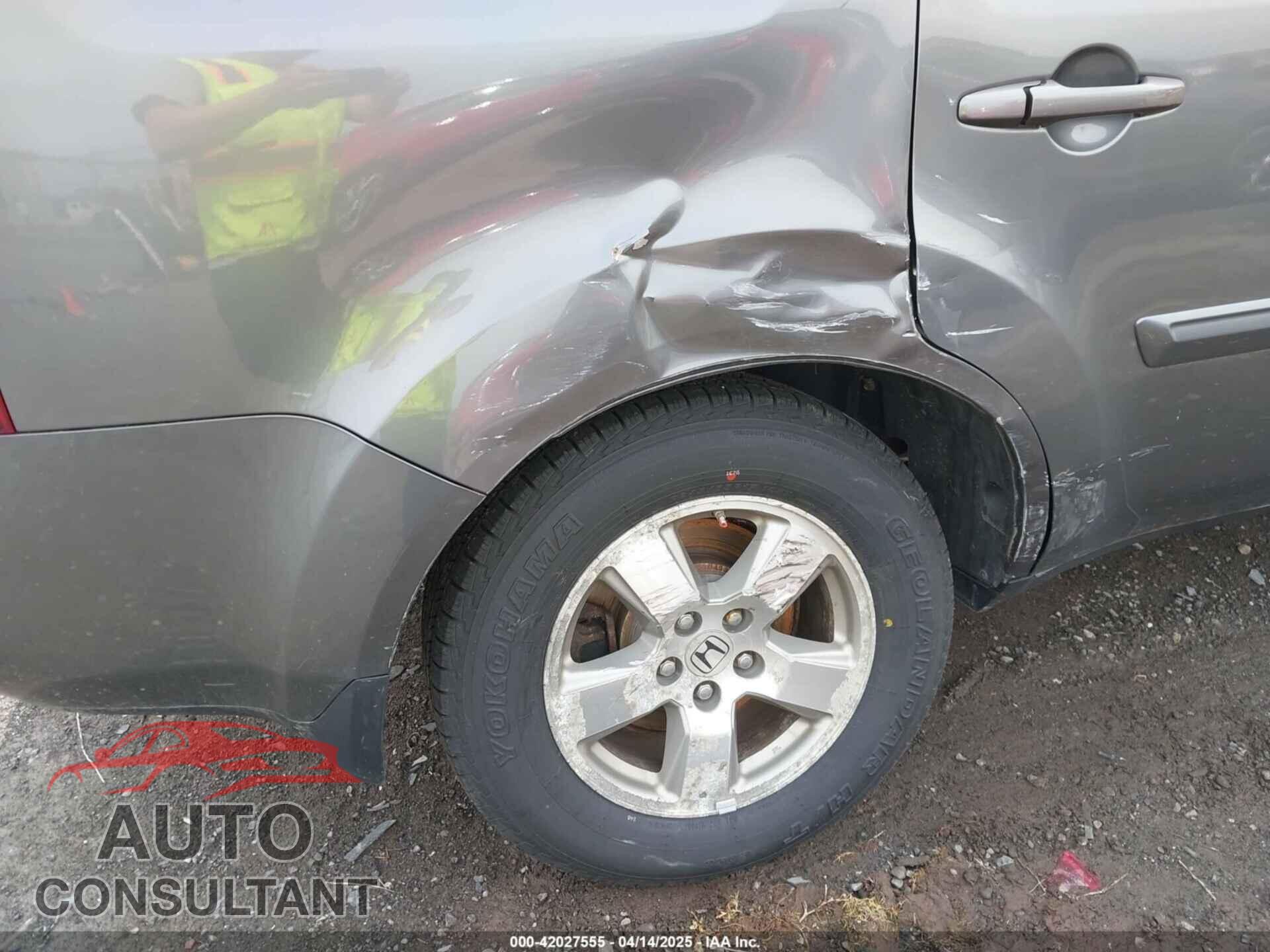 HONDA PILOT 2011 - 5FNYF4H54BB065902