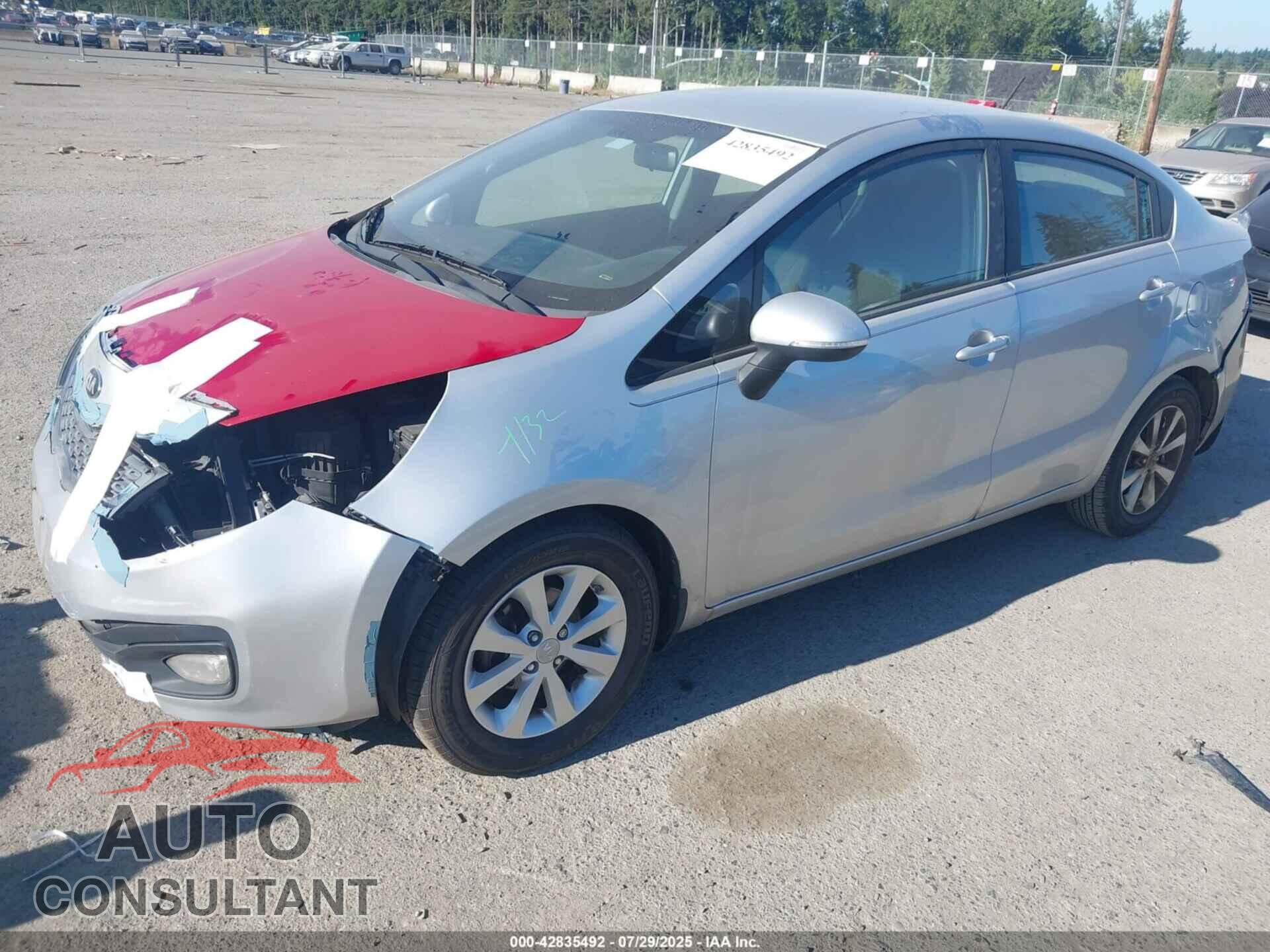 KIA RIO 2013 - KNADN4A38D6156502