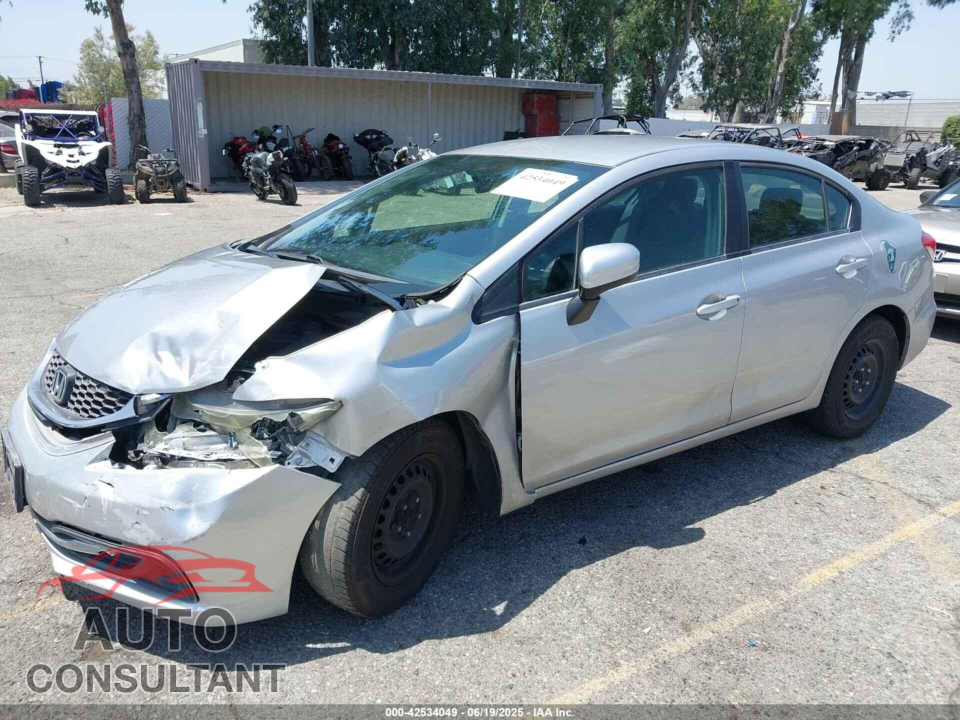 HONDA CIVIC 2015 - 19XFB2F54FE201791