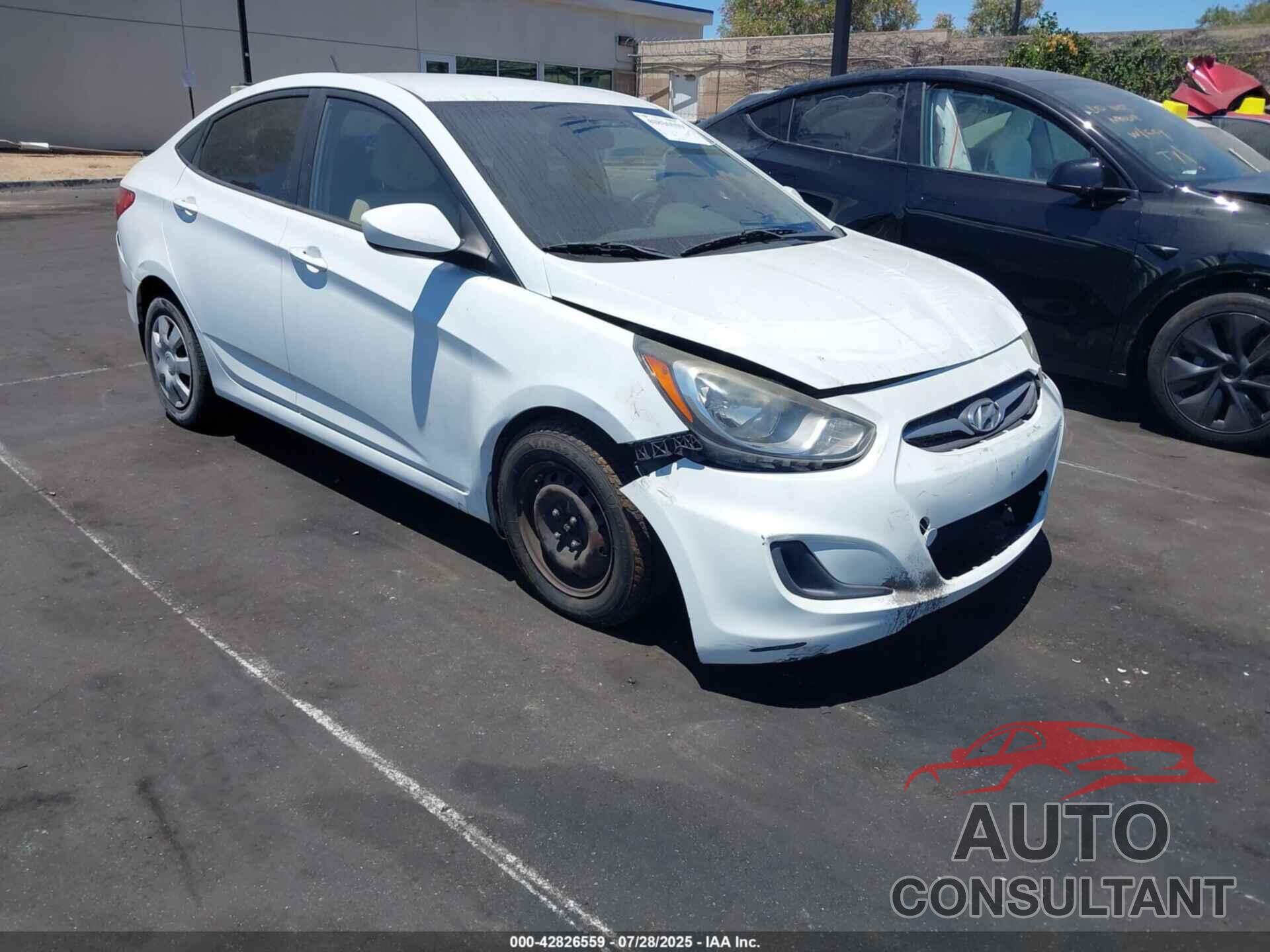 HYUNDAI ACCENT 2012 - KMHCT4AE4CU217498
