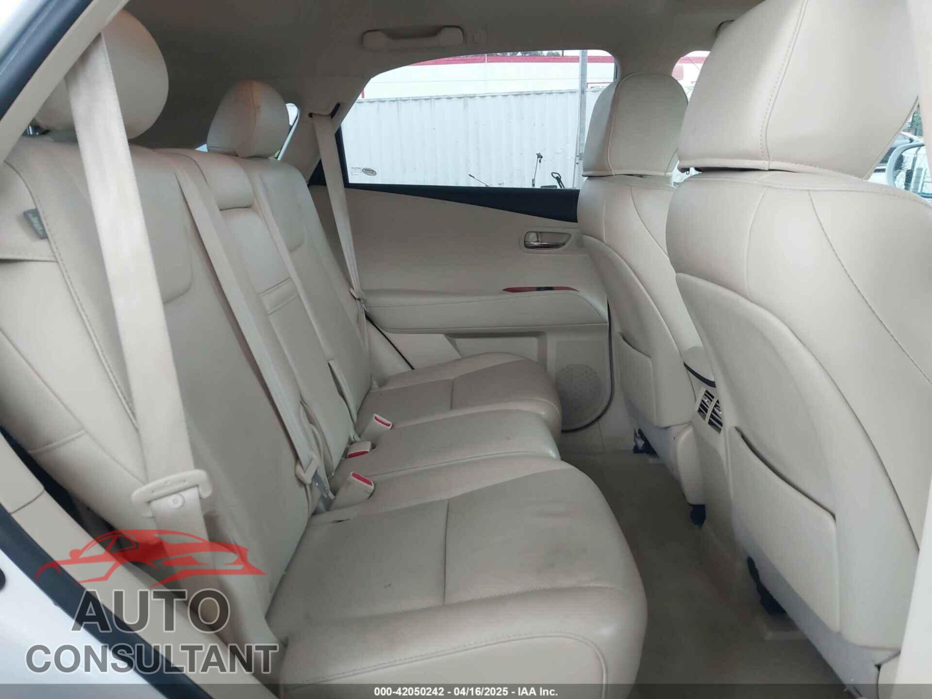 LEXUS RX 350 2011 - 2T2BK1BA7BC112233