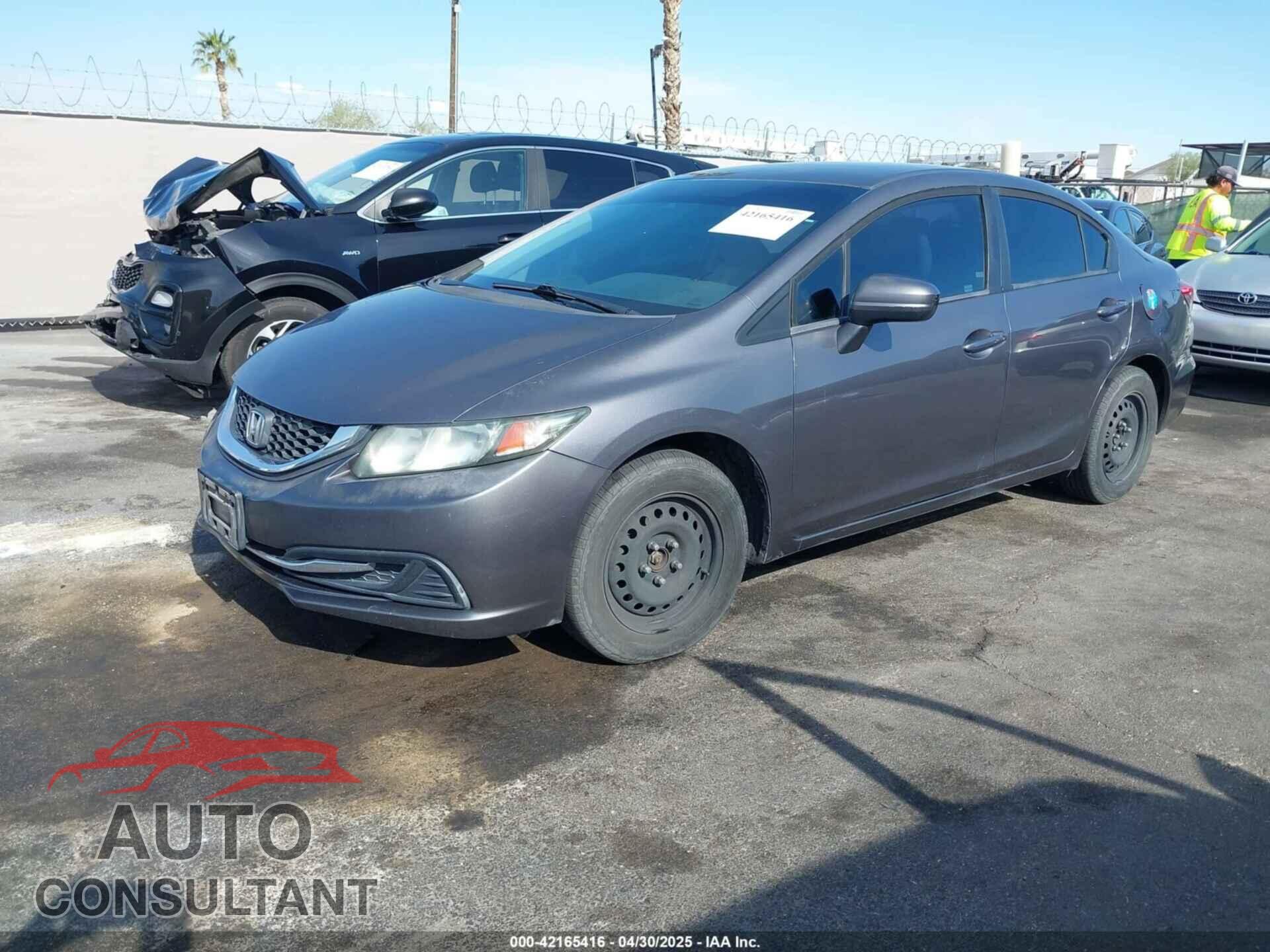 HONDA CIVIC 2014 - 19XFB2F50EE209997