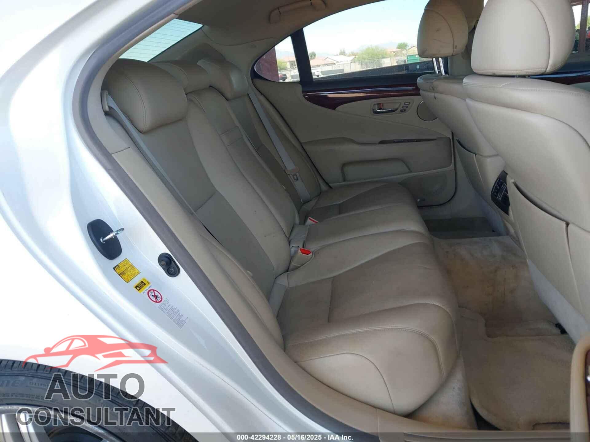 LEXUS LS 460 2009 - JTHBL46F195085819