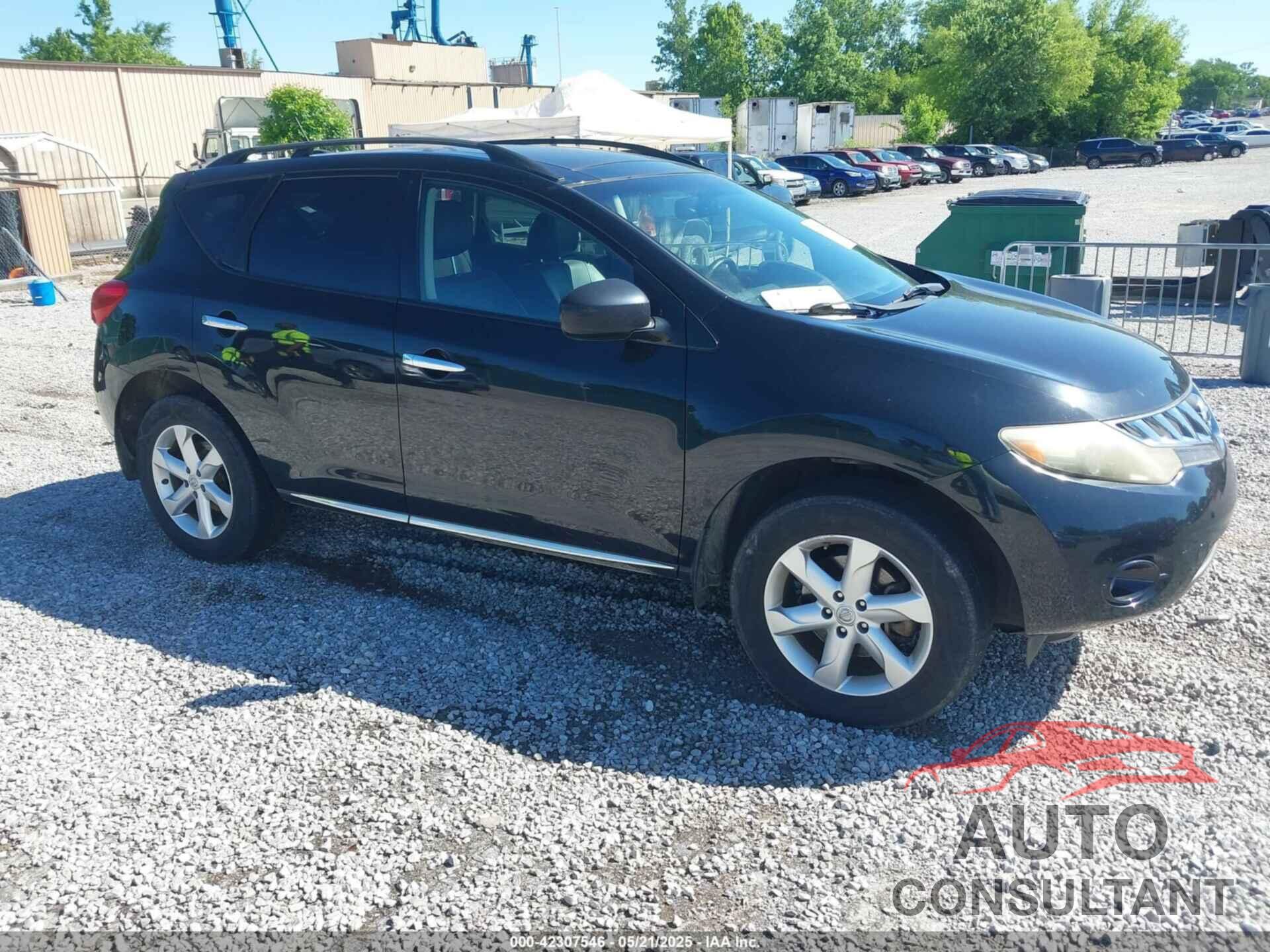 NISSAN MURANO 2009 - JN8AZ18W89W125660