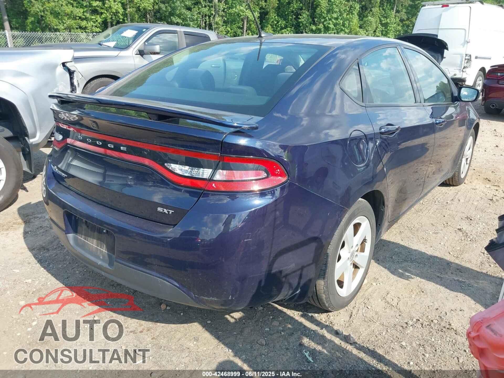 DODGE DART 2015 - 1C3CDFBB4FD362938