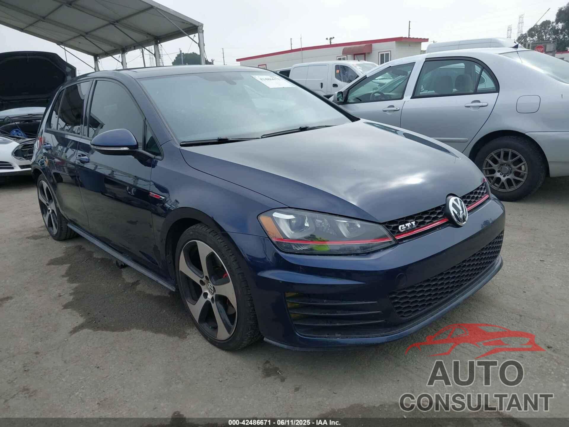 VOLKSWAGEN GOLF GTI 2015 - 3VW4T7AU3FM071179