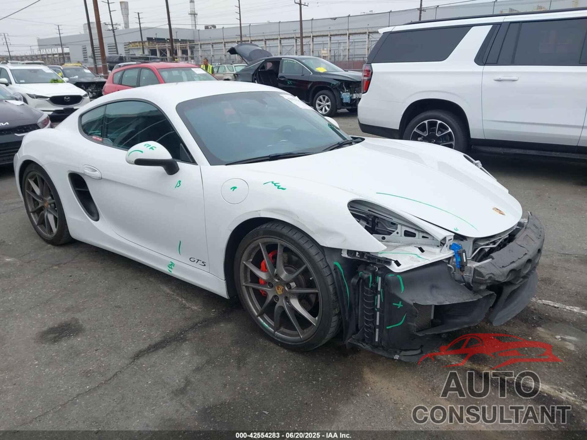PORSCHE CAYMAN 2016 - WP0AB2A89GK185713