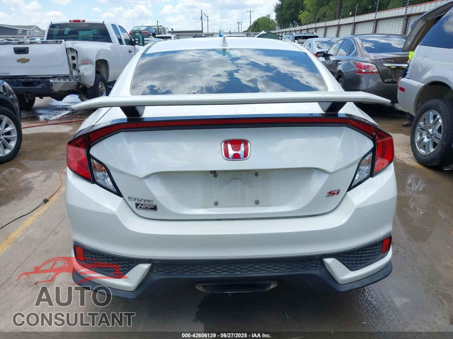 HONDA CIVIC SI 2019 - 2HGFC3A59KH751563