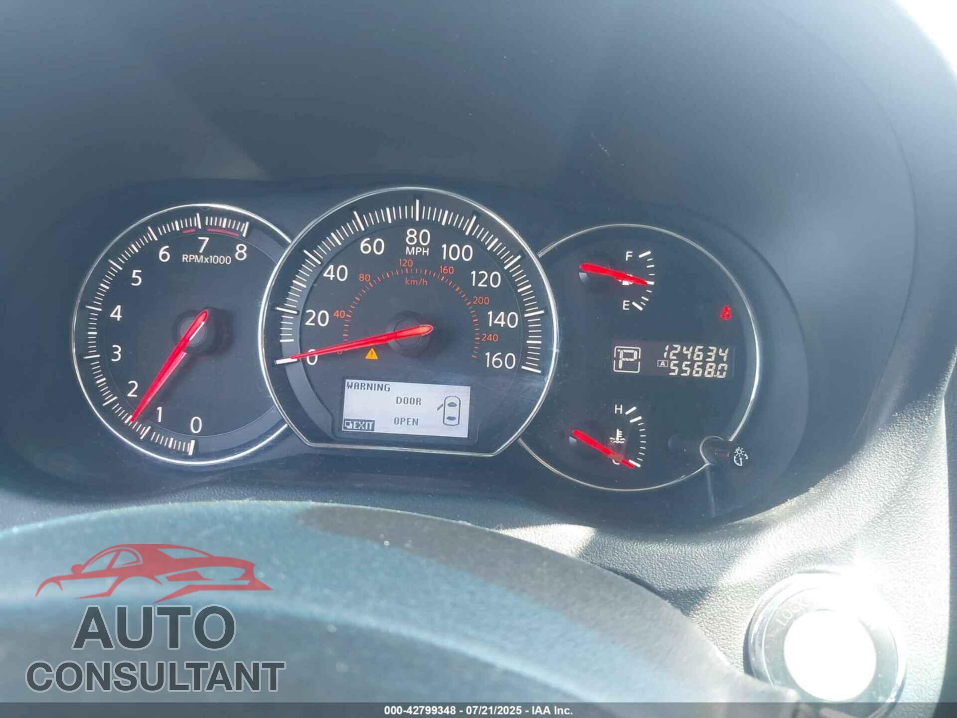 NISSAN MAXIMA 2013 - 1N4AA5AP1DC815909