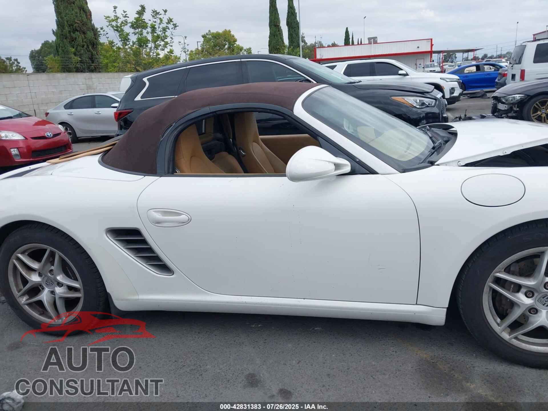 PORSCHE BOXSTER 2012 - WP0CA2A87CS710225